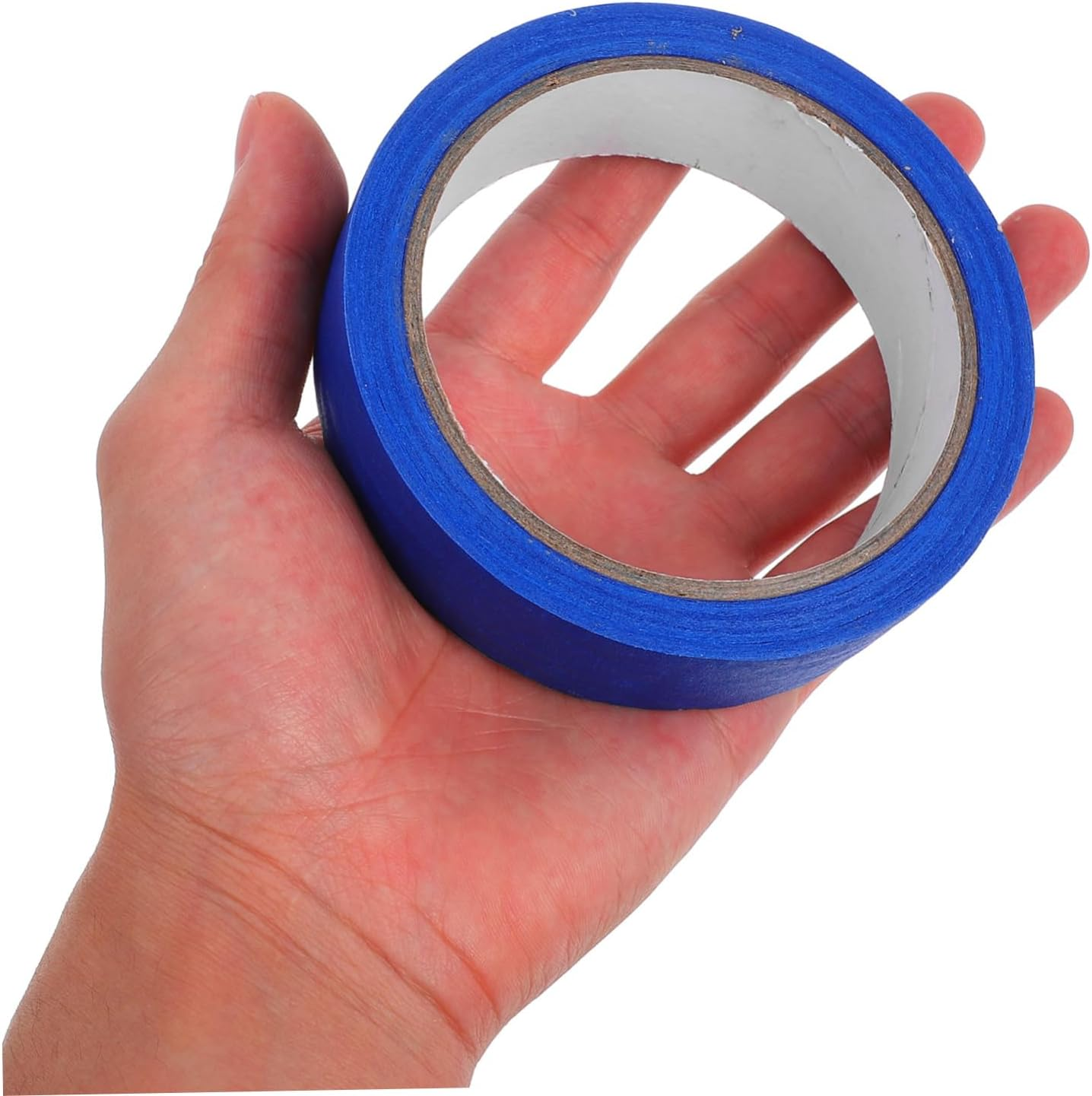 6Rolls Masking Tape Flexible Adhesive Crepe Paper for Auto Painting and Craft Projects Writable Yards Each Roll for Precise Masking and Decoration image number 6