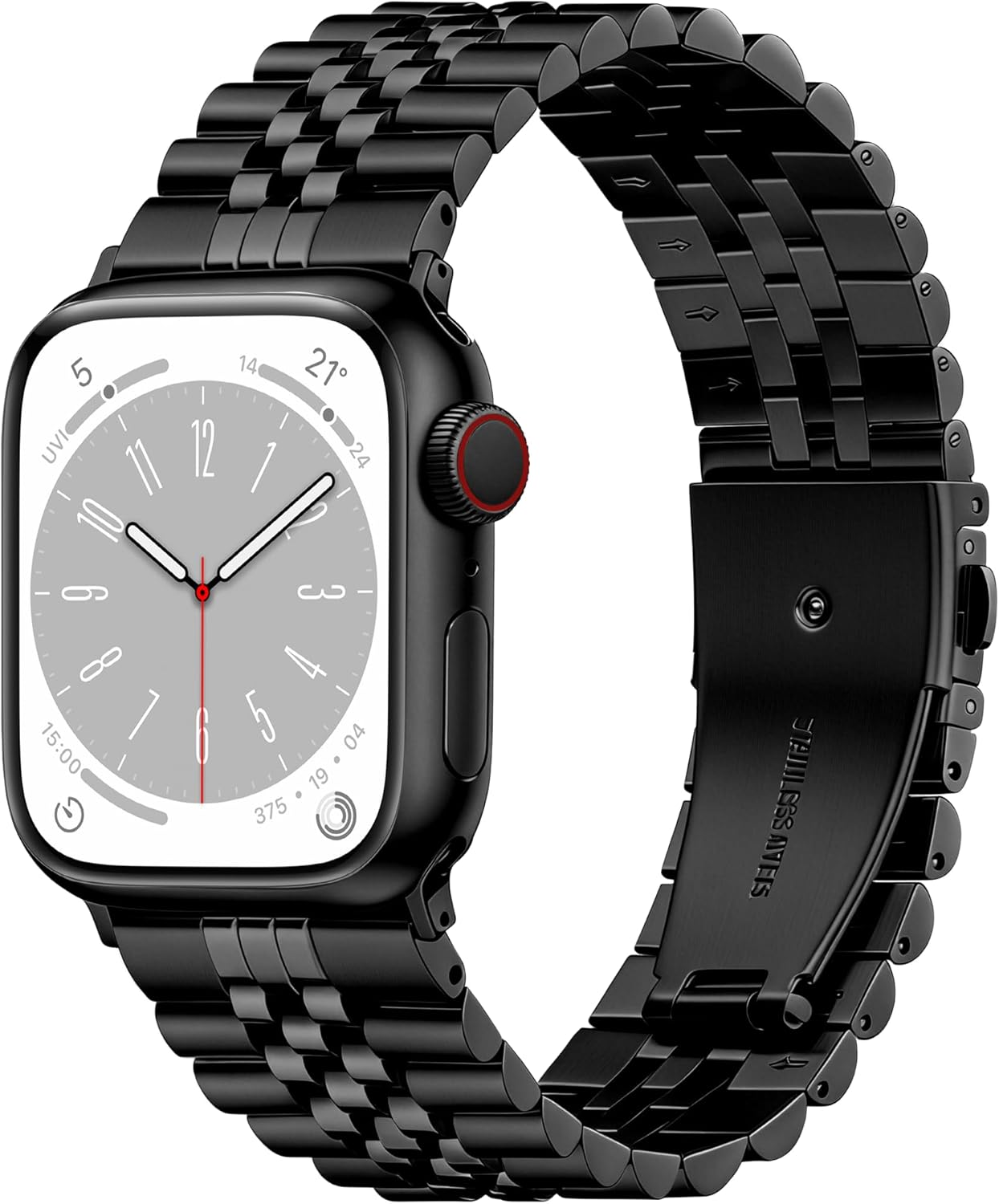 Vamyzji Compatible with Apple Watch Band 49Mm 46Mm 45Mm 44Mm 42Mm 40Mm 41Mm 38Mm, Metal Apple Watch Strap for Iwatch Ultra 3 2 1 Series 11 10 9 8 7 6 5 4 SE 3 2 1, Stainless Steel Bands for Women/Men