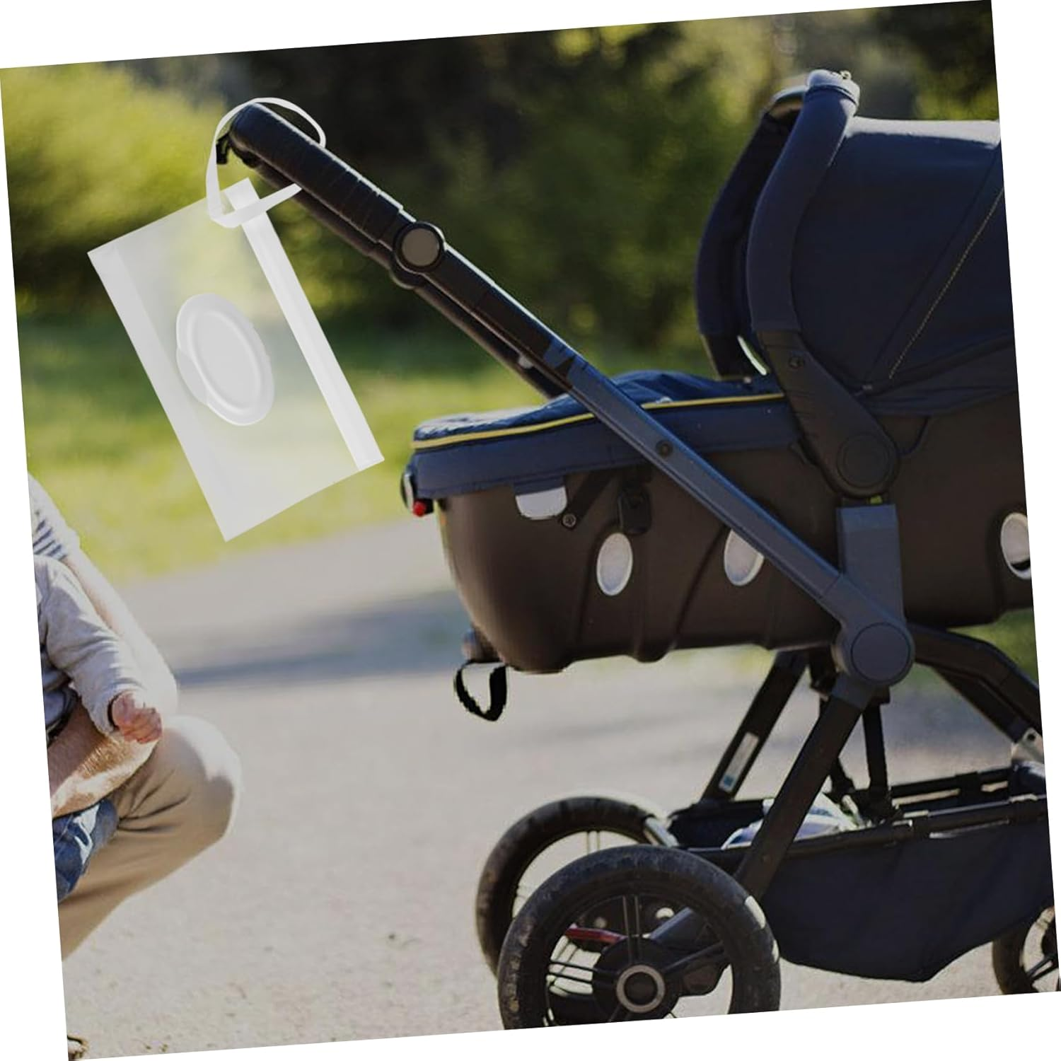 Vaguelly Wipes Storage Box Travel Baby Wipes Dispenser Portable Bedside Bag Stroller Accessory image number 2