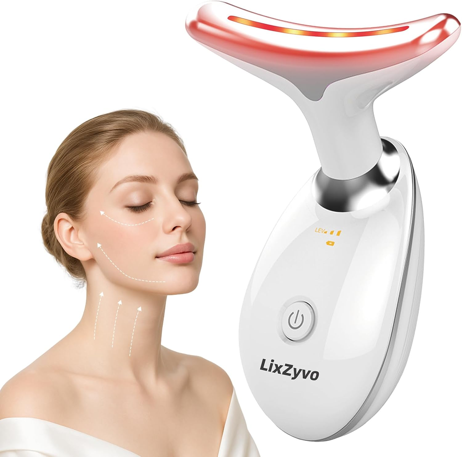 7-Color LED Beauty Device, Advanced Beauty Technology, Soothing Thermal Care, Smart Skin-Touch Sensor, Facial Massager, Electric Face Massager, Facial Device, Face Lifting Device image number 1