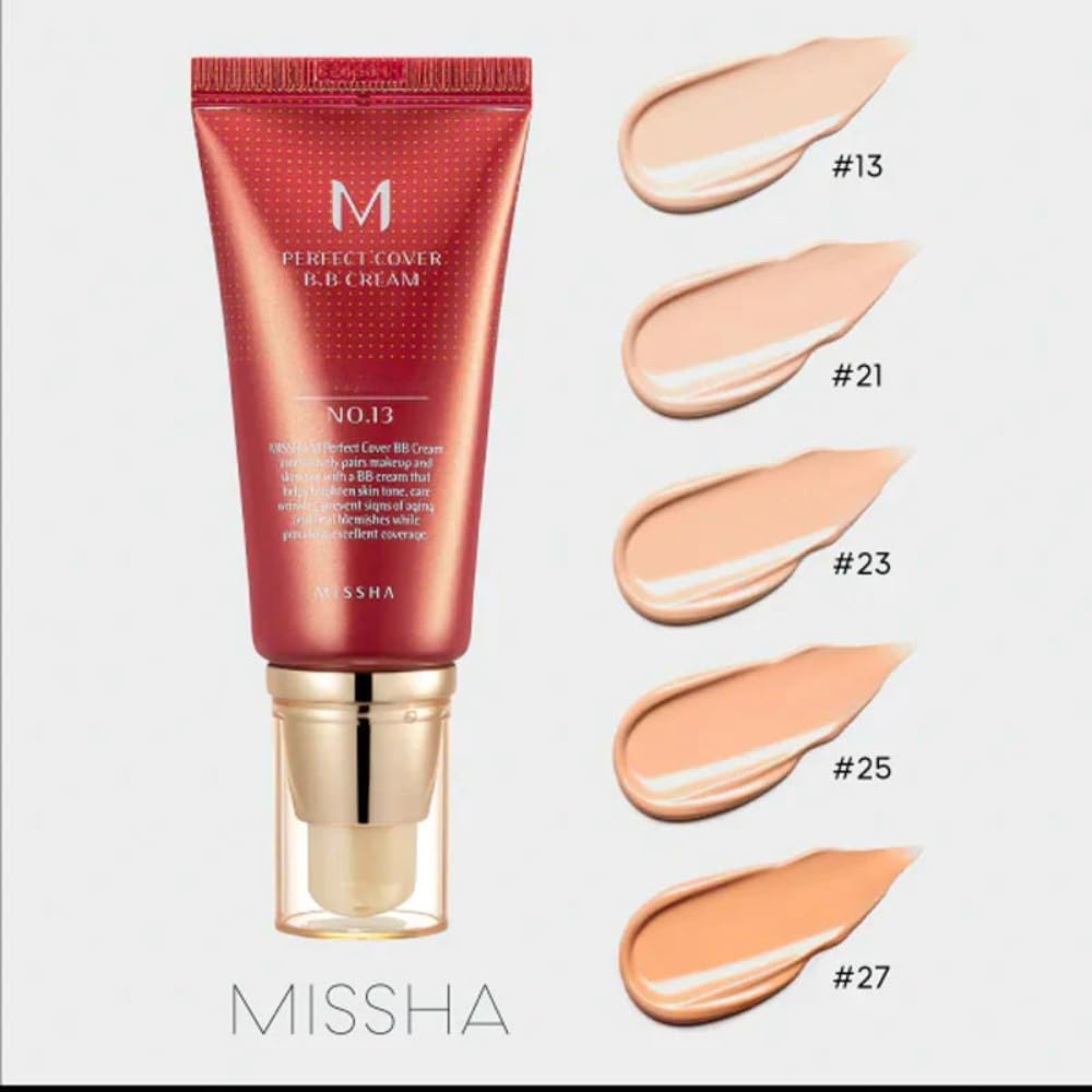M Perfect Cover BB Cream Ex No.23 Natural Beige 50Ml X 2EA. Duo Set for MISSHA (2 Tubes) image number 2