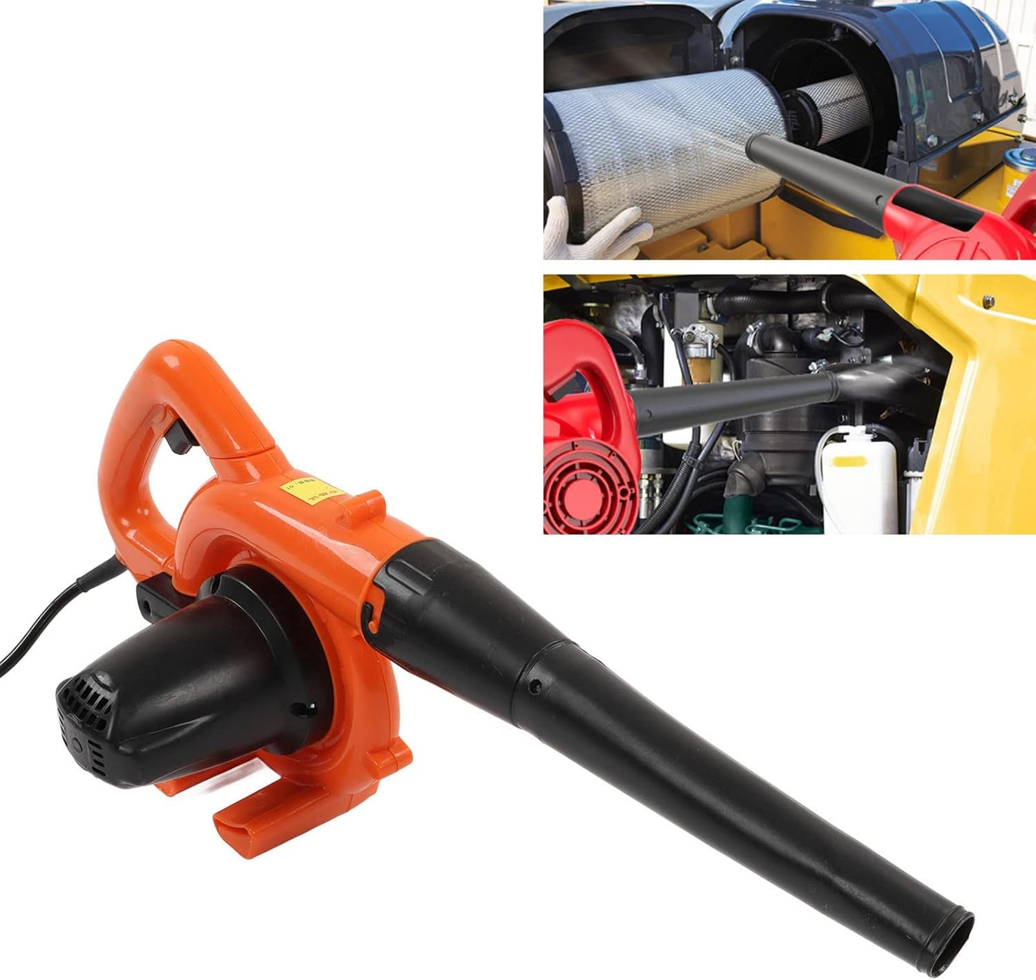 Leaf Blower, Blowers for Lawn Care Lightweight Electric Leaf Blower Electric Blower Handheld Leaf Blowing Machi for Lawn Care, Yard, Garage, Patio, Blowing Leaves and Snow (24V) image number 3