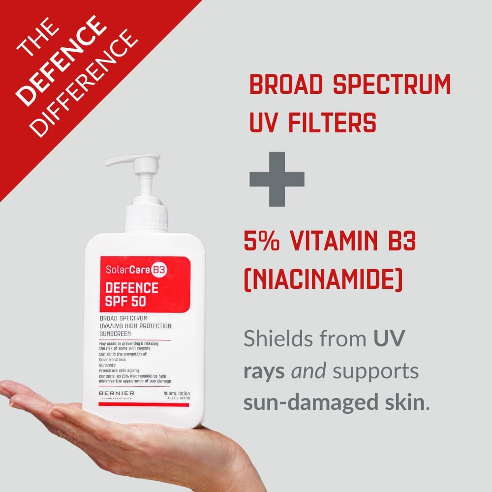 Solarcareb3 Defence SPF 50 Sunscreen, Broad Spectrum UVA/UVB Protection, 5% Niacinamide - 160Ml image number 4