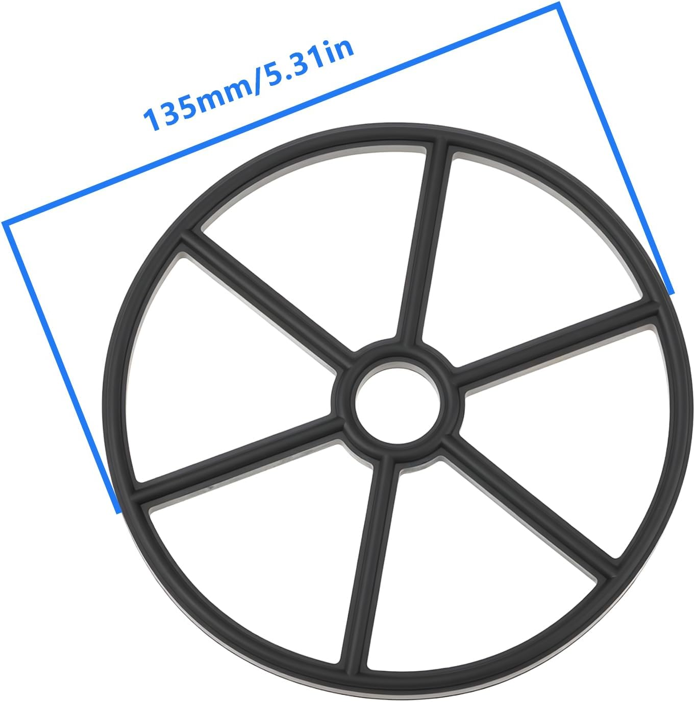2Pcs 6-Spoke Gasket Replacement Compatible with Hayward SPX0710D Multiport Valve image number 1