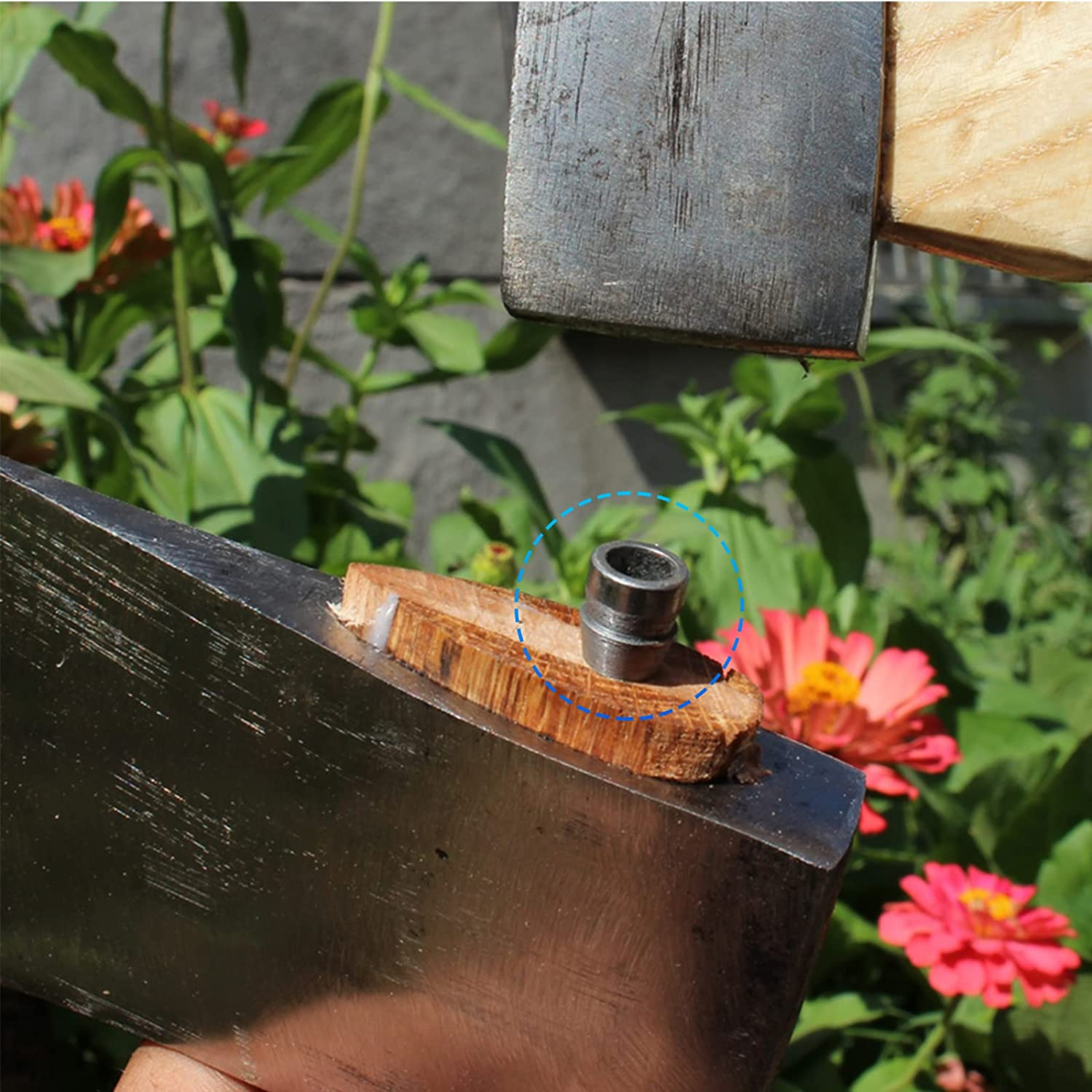 20 Pcs Safety round Handle Wedges Axe Hammer Kit for Axe Claw Hammer Sledge (0.31/0.39/0.47/0.55 Inch) image number 4