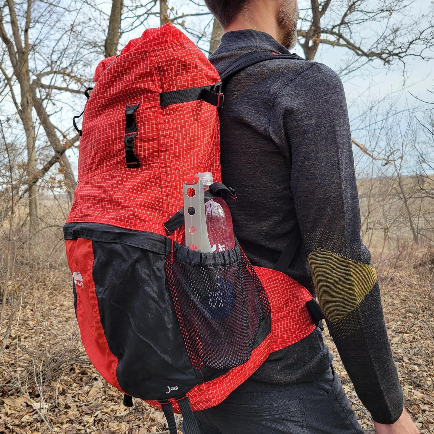 Ultralight Backpacking Trowel, 0.48 Oz (13.5G) Red - Blue image number 6