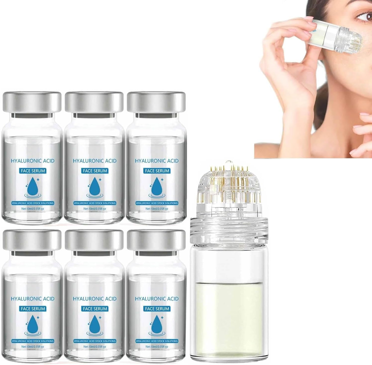 Micro Infusion System for Face,Micro Infusion System for Lips,Facial System with Serum,For All Skin Types image number 1