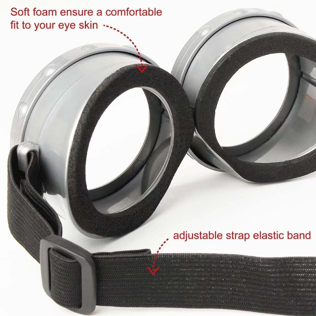 Webwell 4 Pack Halloween Goggles for All Ages，Goggles Glasses with Adjustable Strap，Cartoon Goggles Cosplay Party Supplies image number 3