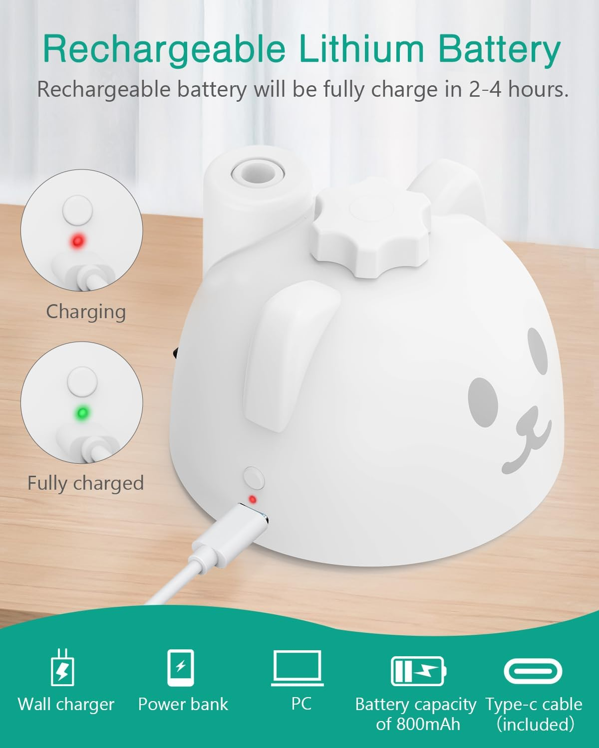 ORIA Interactive Cat Toys, Automatic Cat Toy, Irregular Rotation Teaser Wand with Reusable Sticker Base for Indoor Kitten, Cats - White