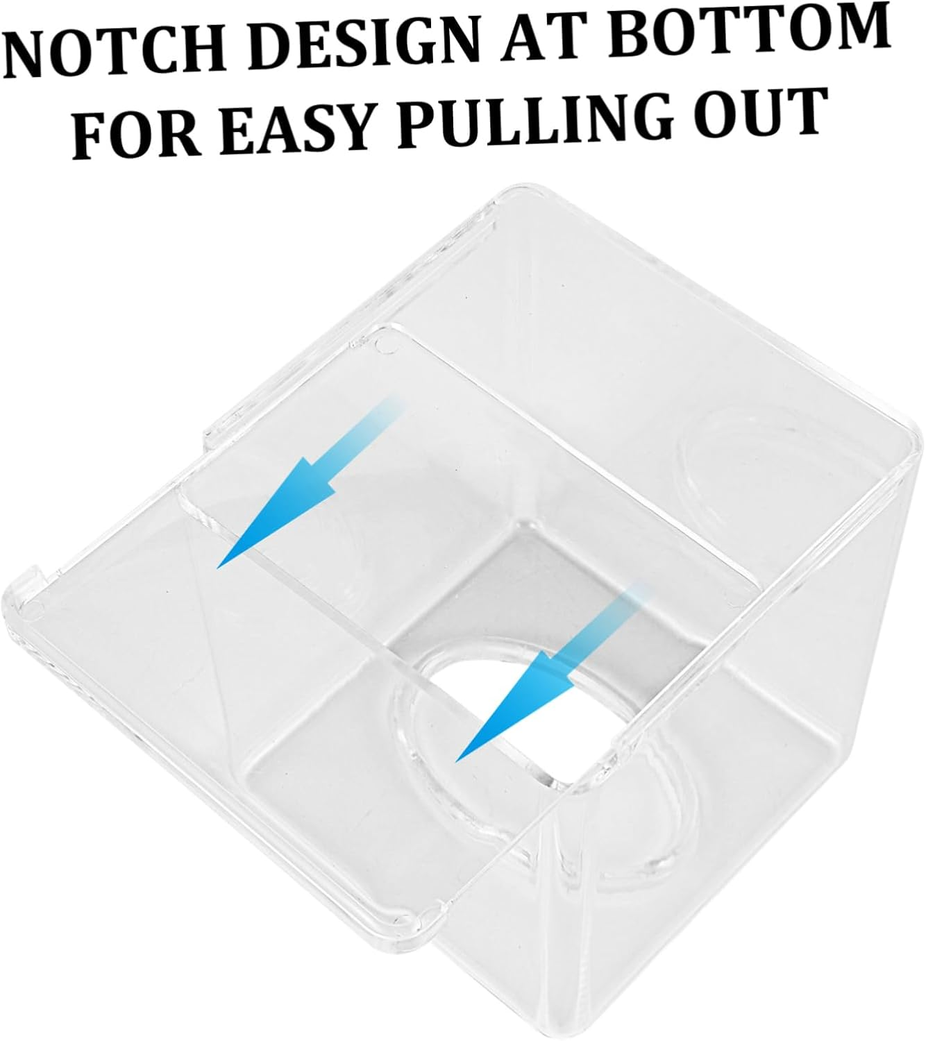 Acrylic Tissue Box Holder Cover Tissue Box Organizer Napkin Holder for Napkins image number 5