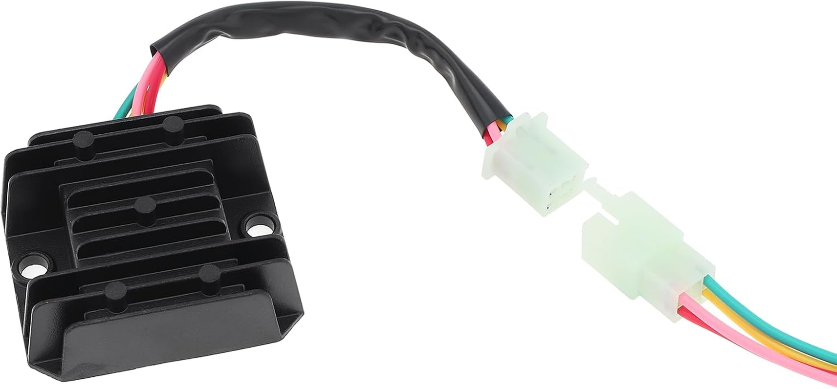 Windance 4 Wires 12V Voltage Regulator Rectifier Replacement for GY6 125Cc 150Cc 250Cc Motorcycle Scooter Moped Go Kart ATV (1 Piece) image number 6