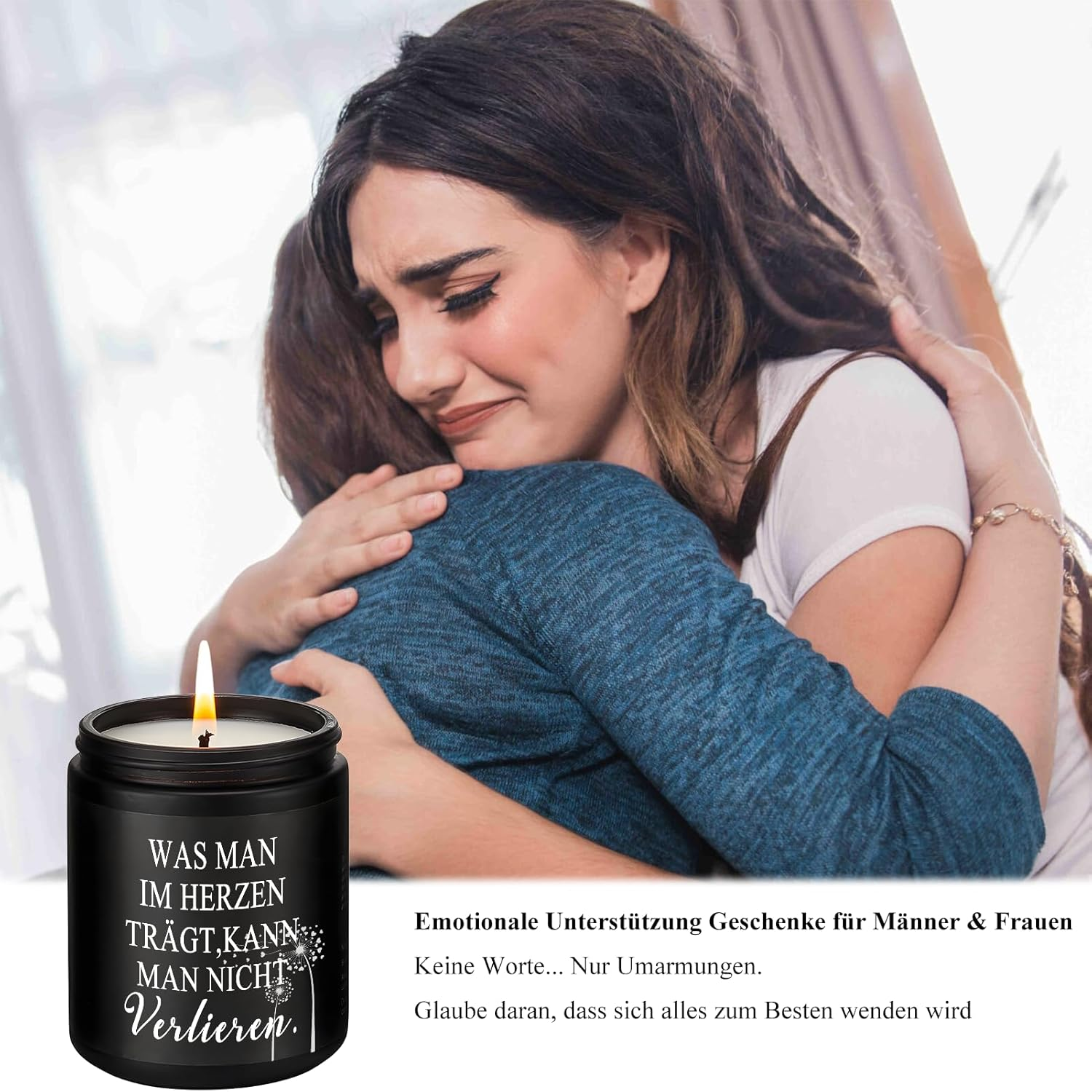 Funeral Gift, Funeral Candle with Saying, Comfort Gifts for Deceased Favourite Person, Commemorative Candle for Deceased, Consolation Gift with Grave Candles image number 3
