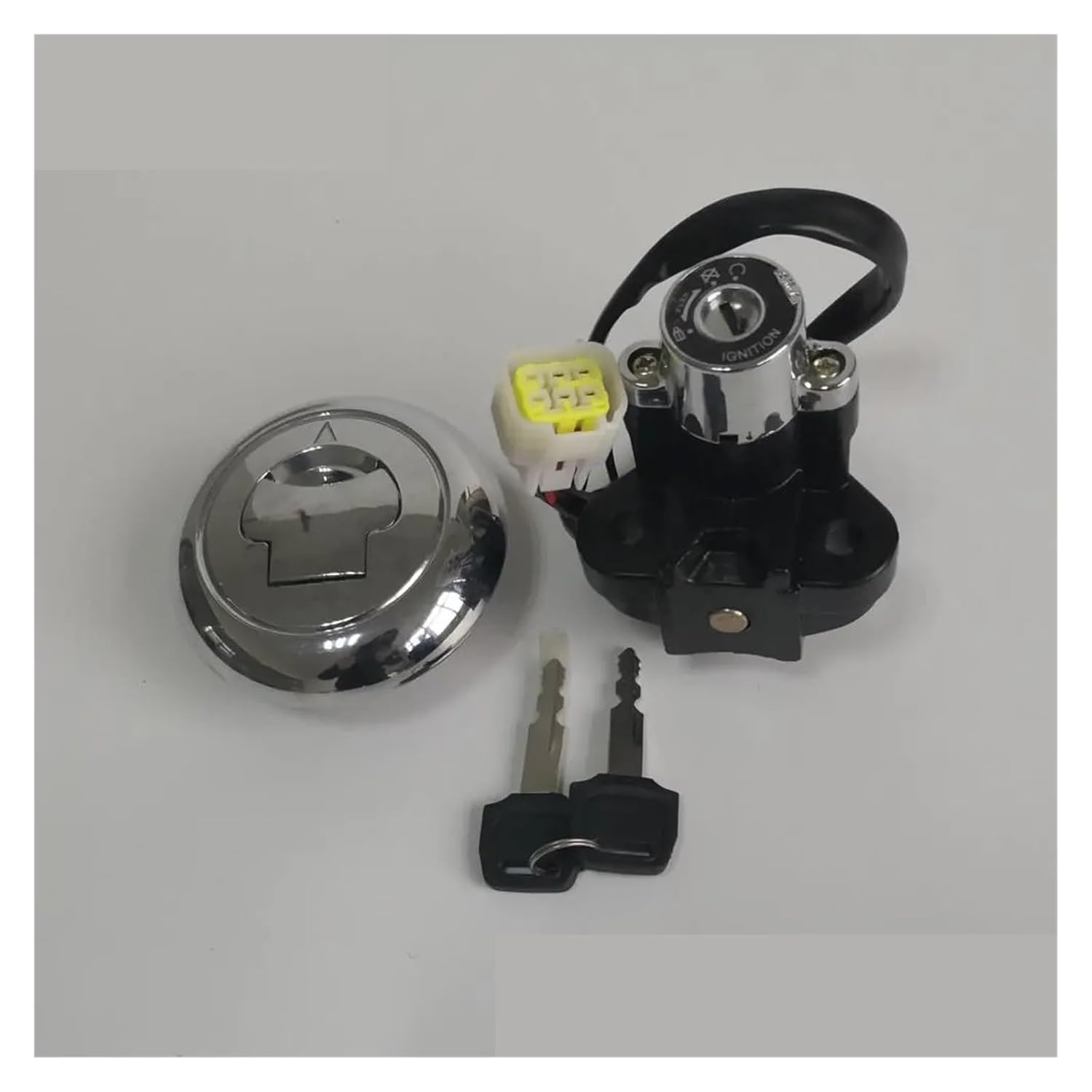 Muzhen Store Lock Set (Ignition Switch & Fuel Tank Cap/Gas Cap) Compatible with Motorcycle Compatible with KEEWAY Compatible with Superlight 125 150 Compatible with Vento Compatible with Rebellian 1 image number 4