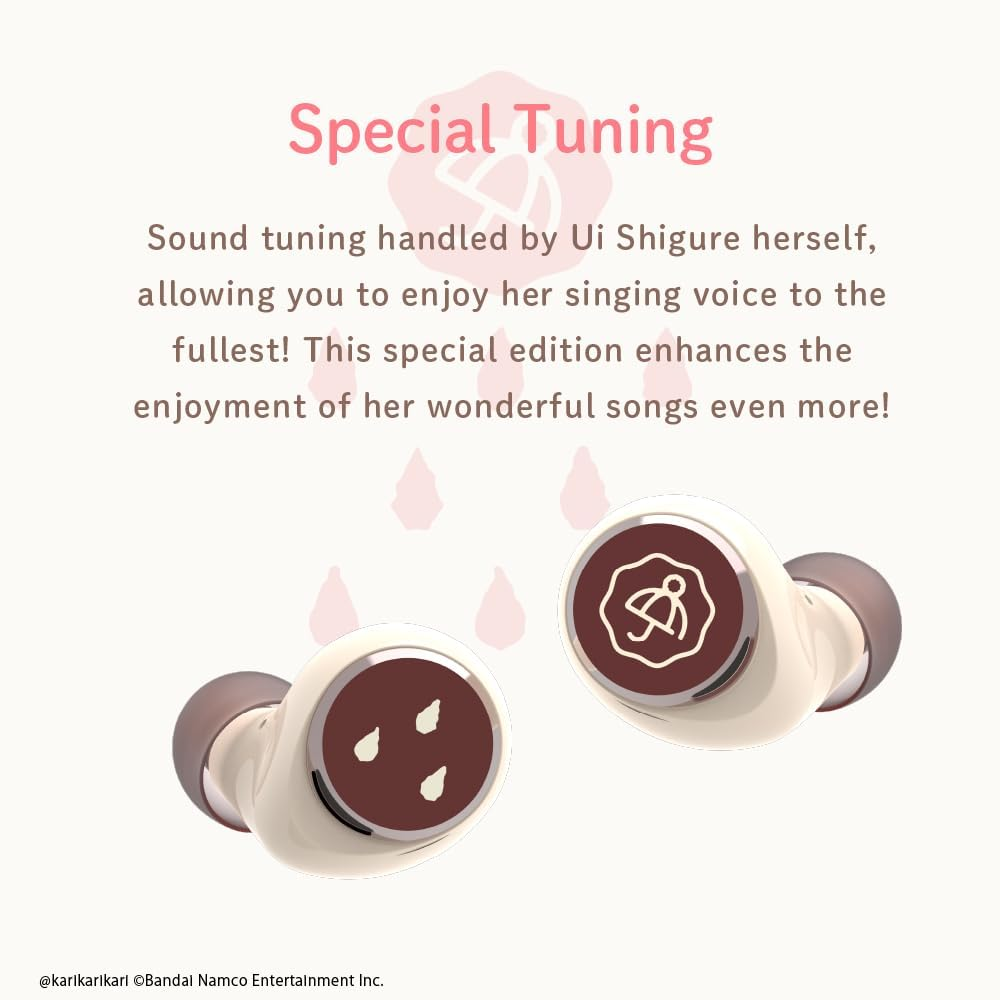 AVIOT Vtuber Ui Shigure Wireless Earbuds Te-D01V-Sgr, Officially Licensed (Exclusive Edition) Special Package, Design, Japanese Special Voice, Noise Canceling Earbuds image number 5