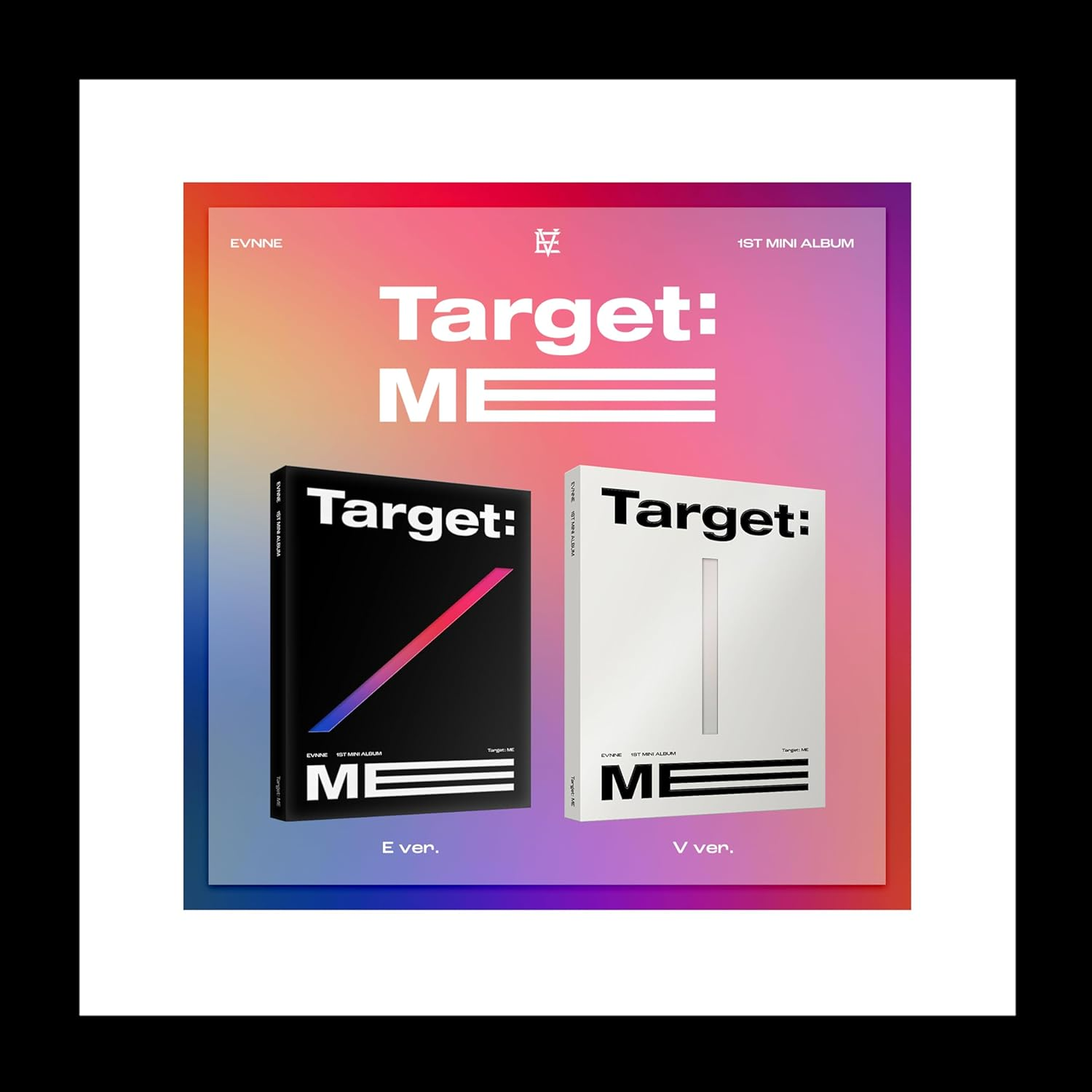 EVNNE Target : ME 1St Mini Album Standard V Version Cd+88P Photobook+1P Folding Poster on Pack+1P Photocard+1P Postcard+1Ea Sticker+1P ID Photo+1P Message Card+Tracking Sealed image number 3