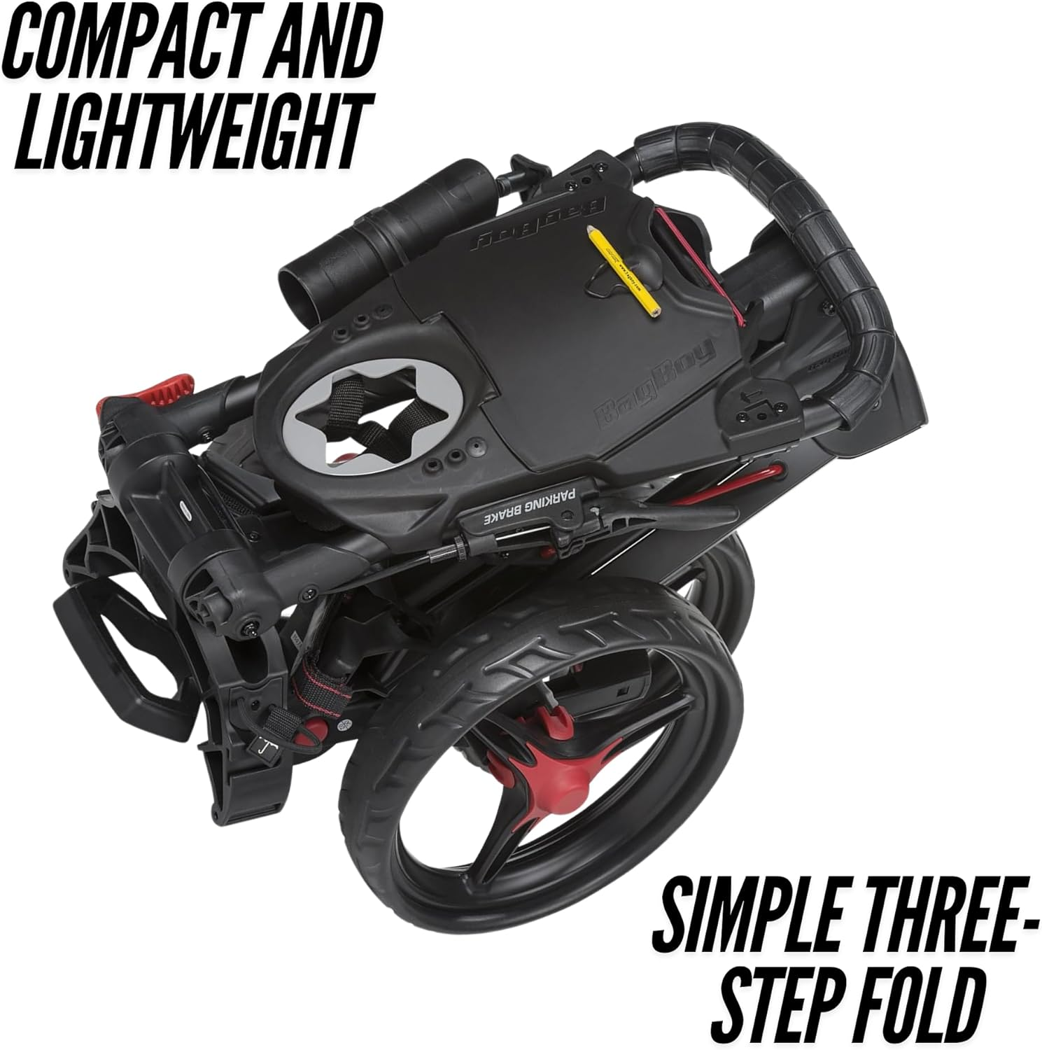 Bag Boy Compact 3 Golf Push Cart image number 2