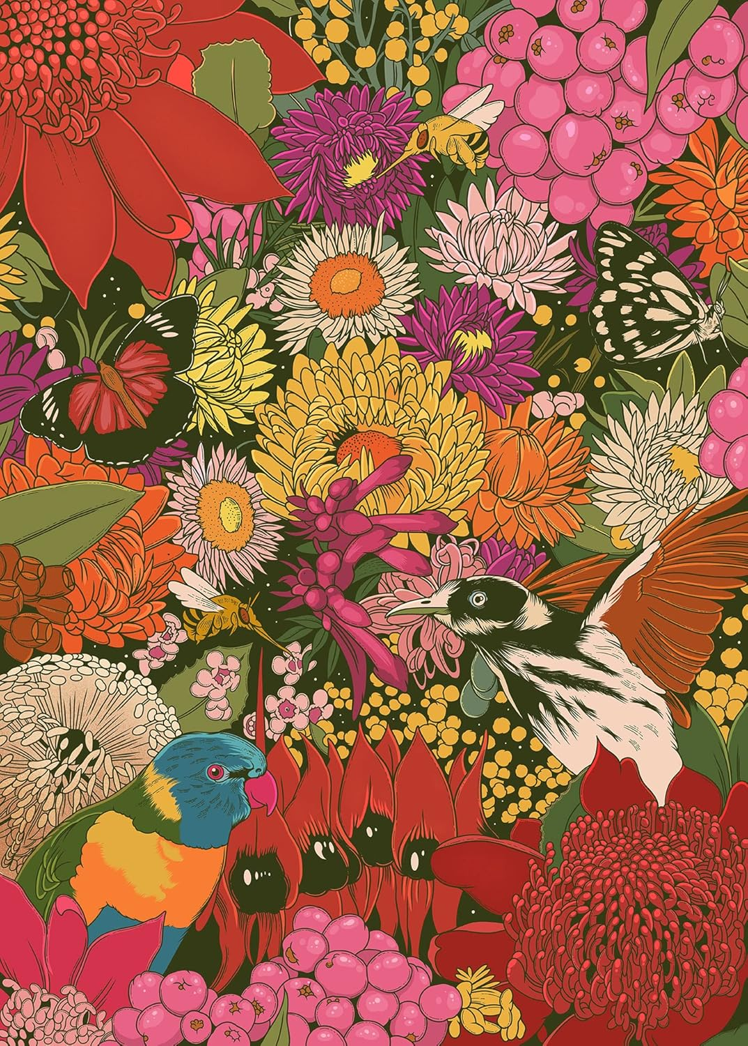 Australian Wildflowers: 1000-Piece Puzzle image number 2