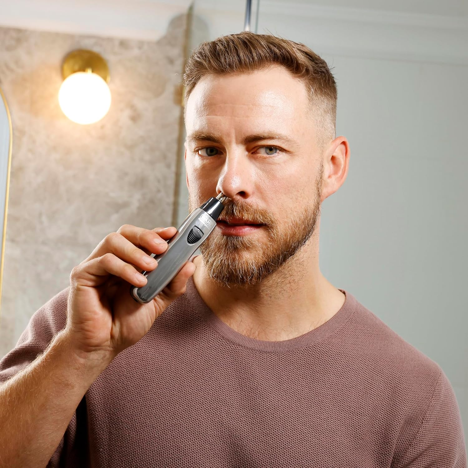 Wahl Ultimate Trimmer Combo Mens Beard Trimmer, 21 Piece Kit, Lithium Ion Battery, 4 Hour Runtime, Also Includes Personal Trimmer with Head Attachments for Ear,Nose and Eyebrow Trimming. image number 2