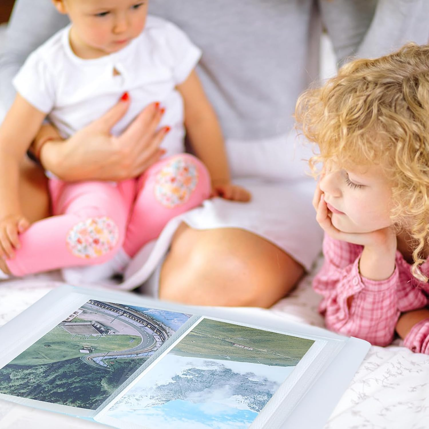 2-Pack of 4X6 Inch Small Photo Albums with Clear Covers - Each Holds 100 Photos