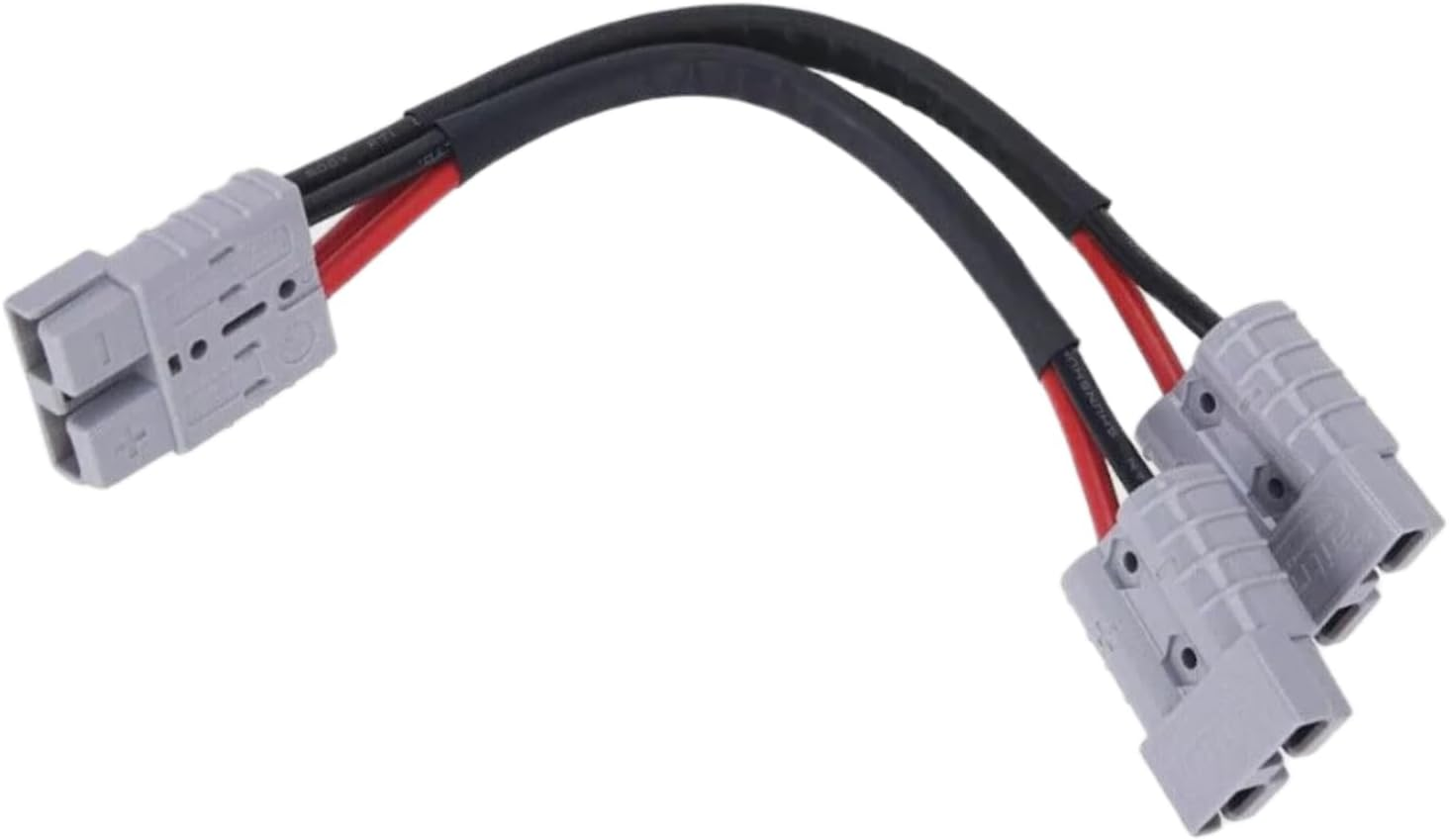 KUGONTC 10AWG 50Amp SB50 Anderson Plug Connector,600V 300Mm 1 to 2 Double Y Adaptor,6Mm Cable for Car Battery,Automotive Accessories Battery Extension Cable image number 5