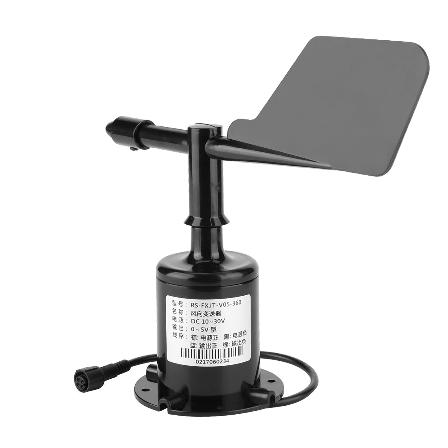 Output 0-5V 360&deg; Anemometer Wind Direction Sensor with Polycarbonate Housing image number 5