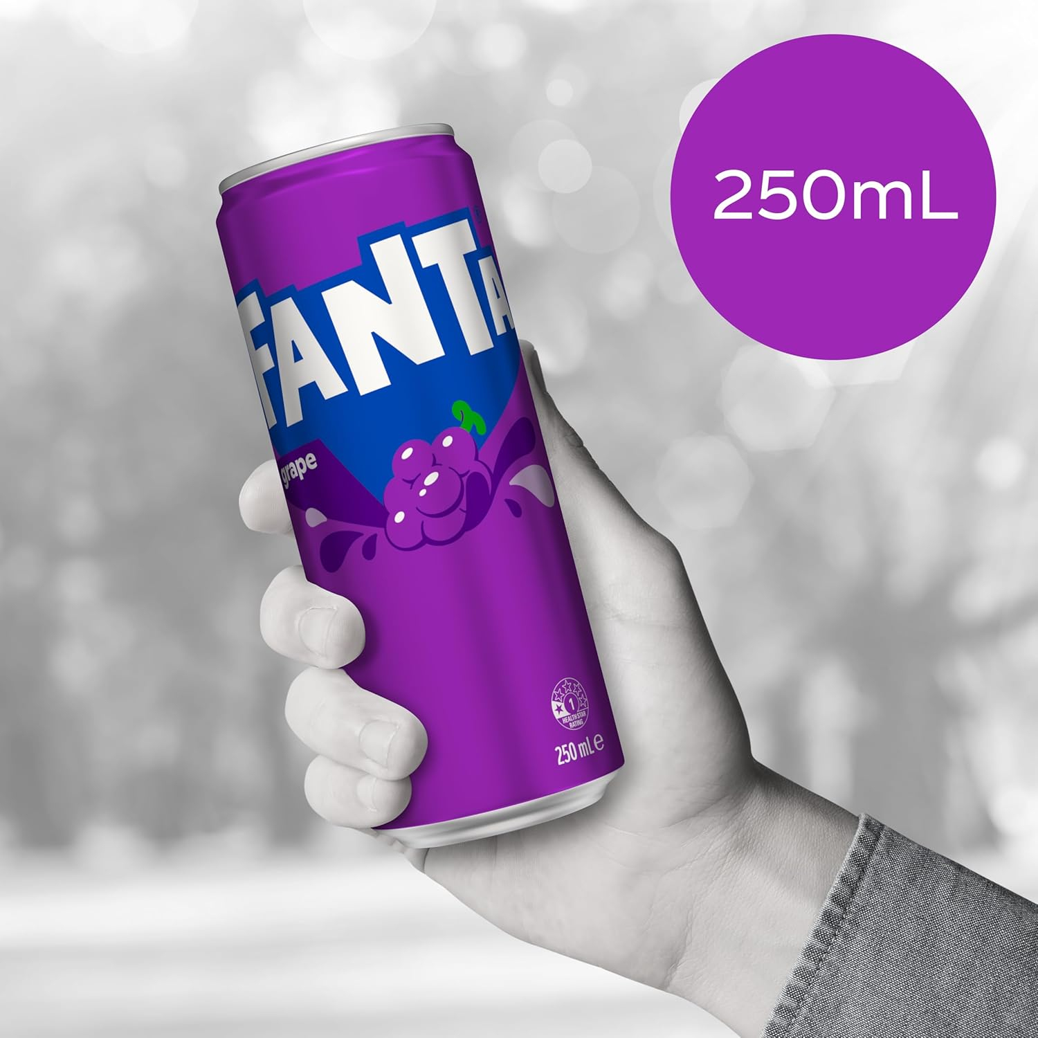 Fanta Grape Soft Drink Multipack Cans 24 X 250Ml image number 2