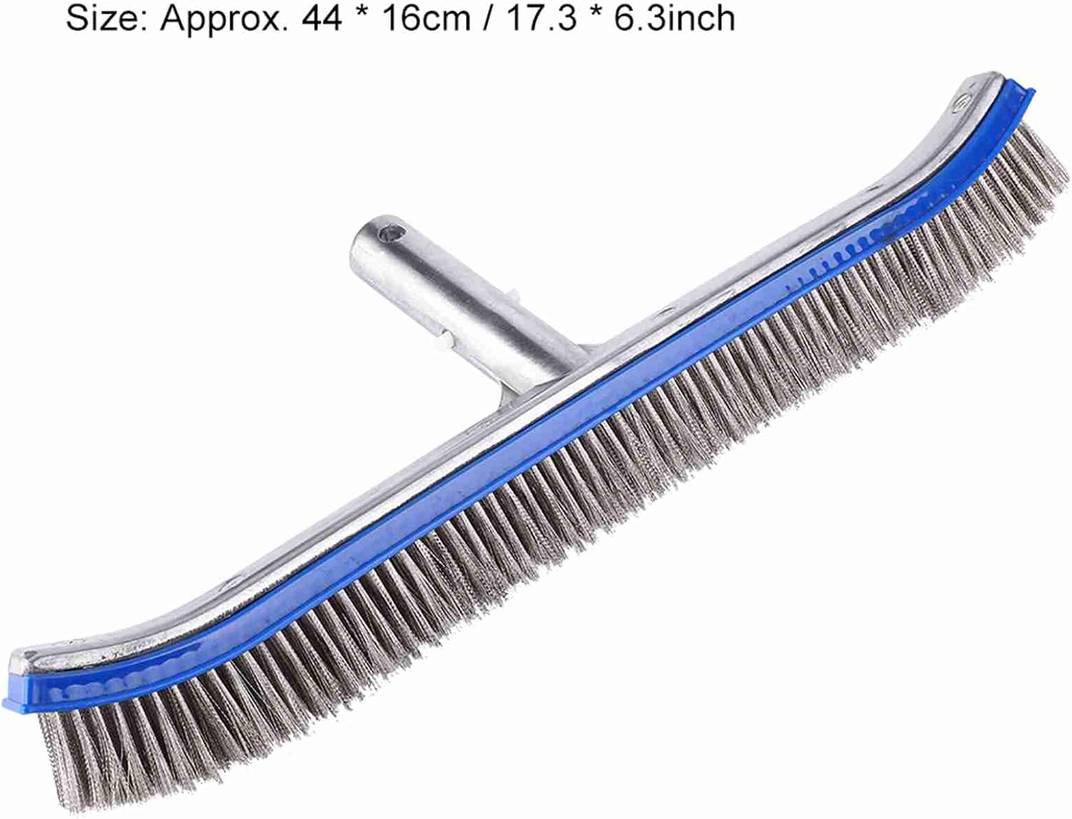 Steel Brush for Swimming Pool Supplies - Effective Brush for Pond Spa Hot Spring