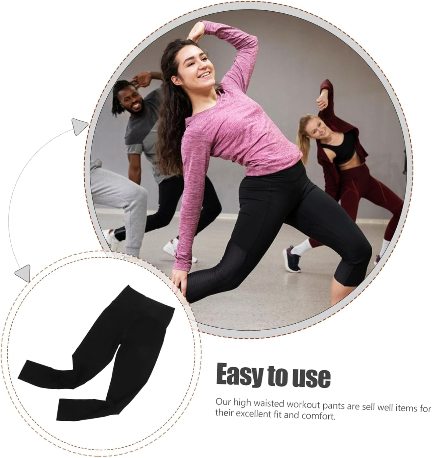 Pregnant Women Waist Belly Support Legging Thermal Maternity Leggings Yoga Pants for Women Bond Maternity Design Black image number 4