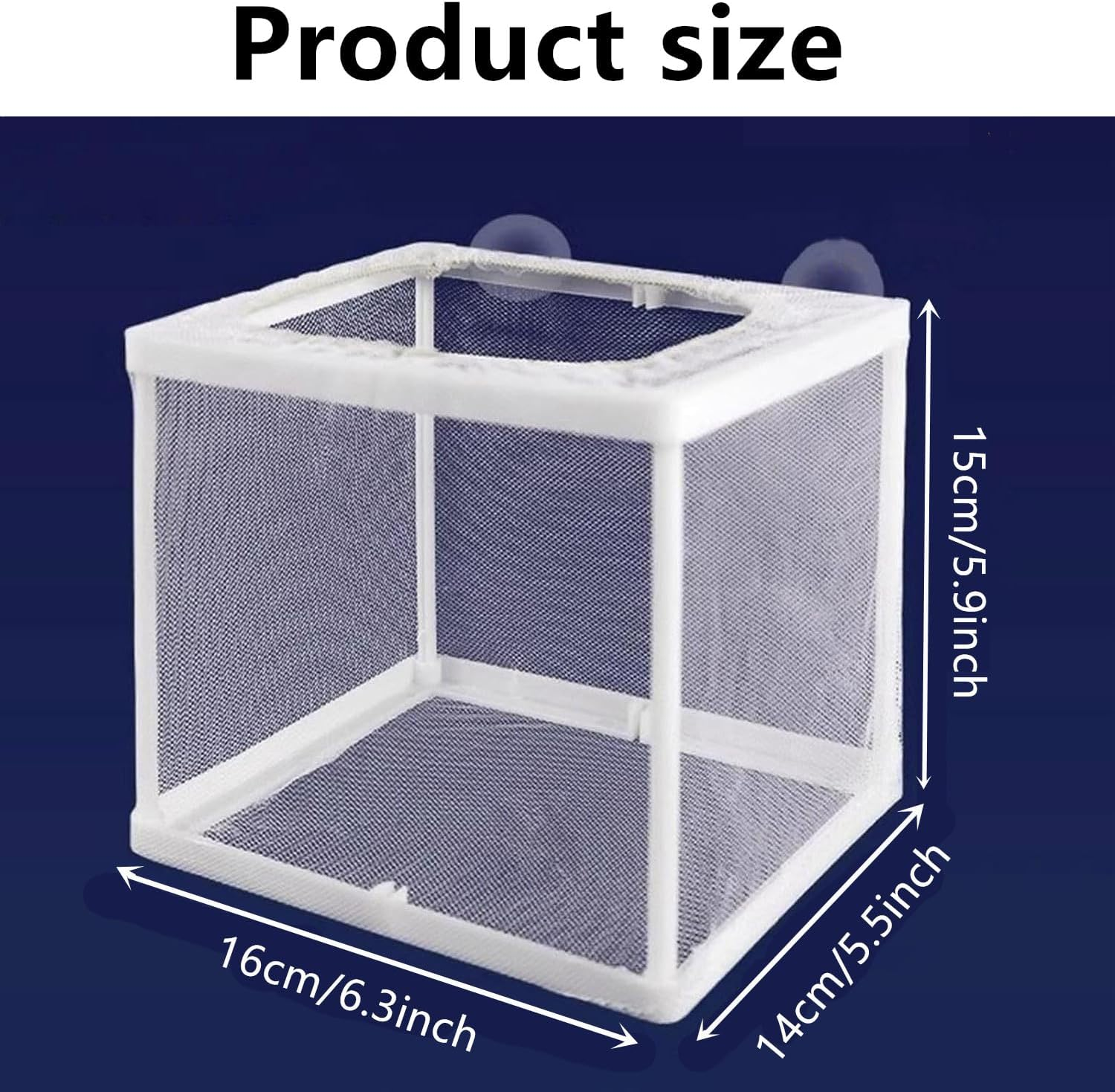 Fish Breeder Box, Spawning Incubator, Isolated Feeding, Juvenile Separation Net,Juvenile Fish Hatching Isolation Protective Box image number 6