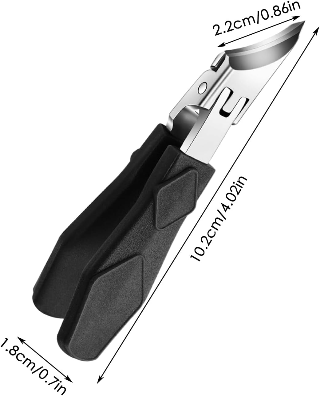 Long Handled Toenail Clippers - Slanted Ergonomic Edgy Nail Nippers,Cuticle Nippers for Elderly Household Women Kids Travel Salon Seniors Adults - Green image number 5