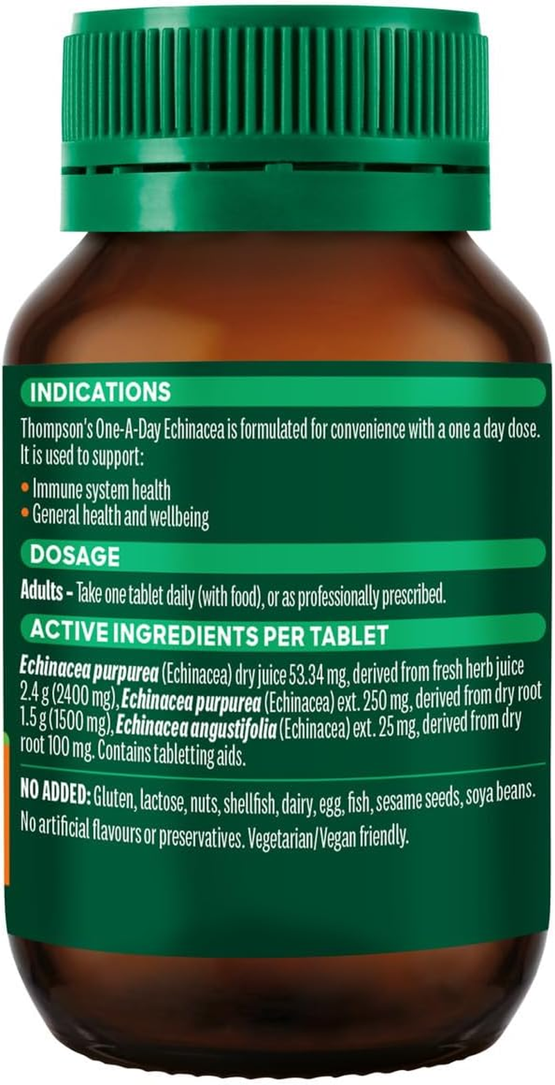 THOMPSONS Echinacea 60 Tablets image number 3