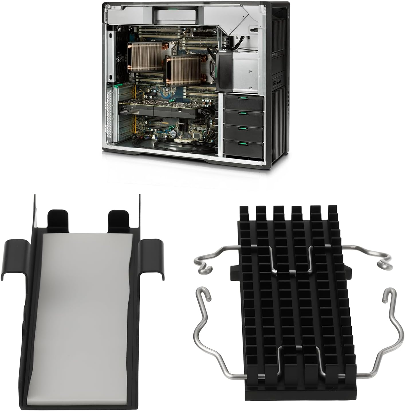 SING F LTD M.2 SSD Cooling Bracket Heatsink 919952-001 Compatible with HP Z4 Z6 Z8 G4 image number 2