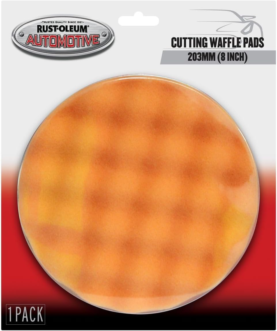 Rust-Oleum Automotive Waffle Pad, White, 8 Inch