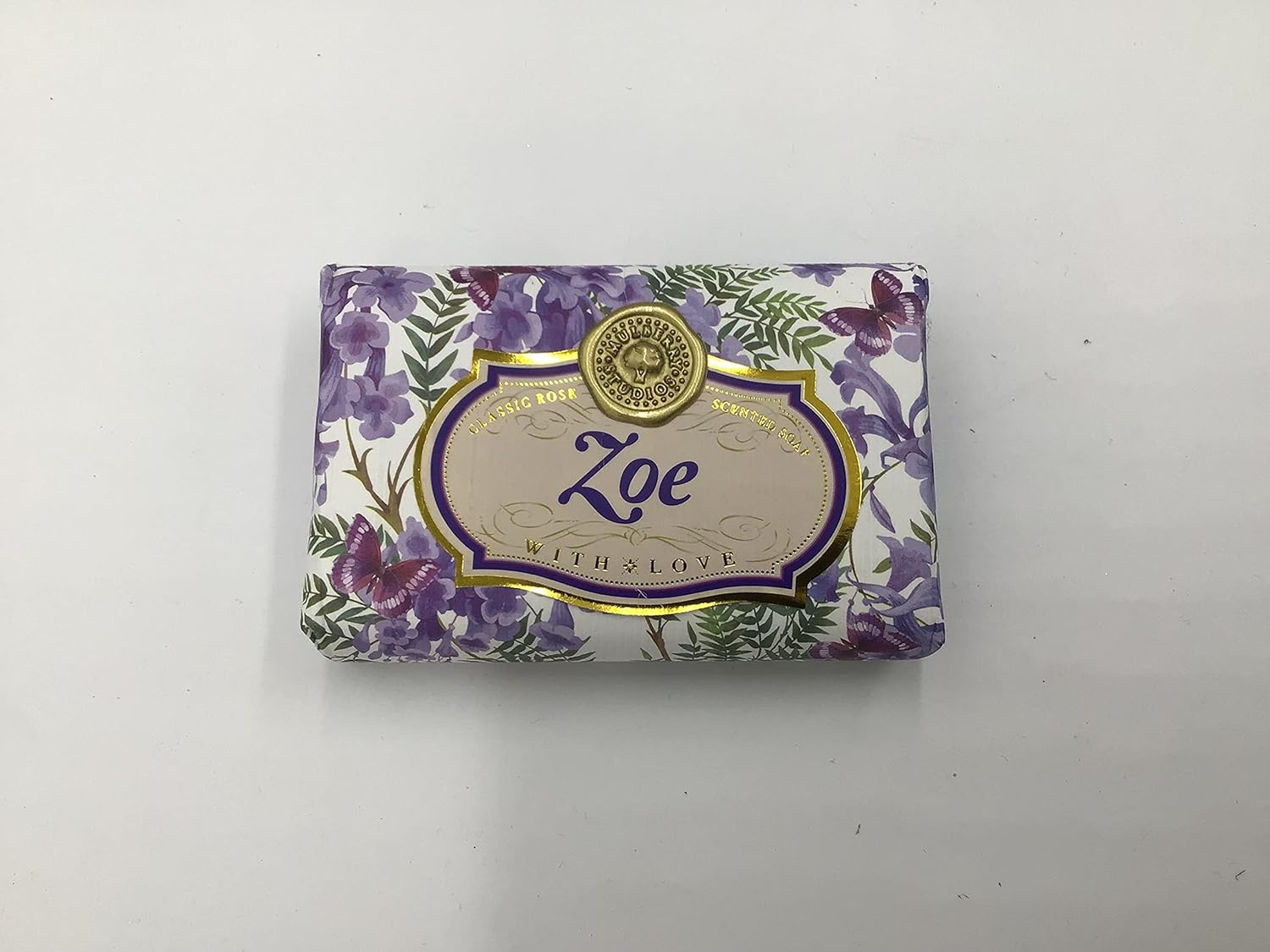 Zoe - Gift Soap Bar for Her Birthday Rose Scent Mum Grandmother Cleanser Lather Present Girl image number 1