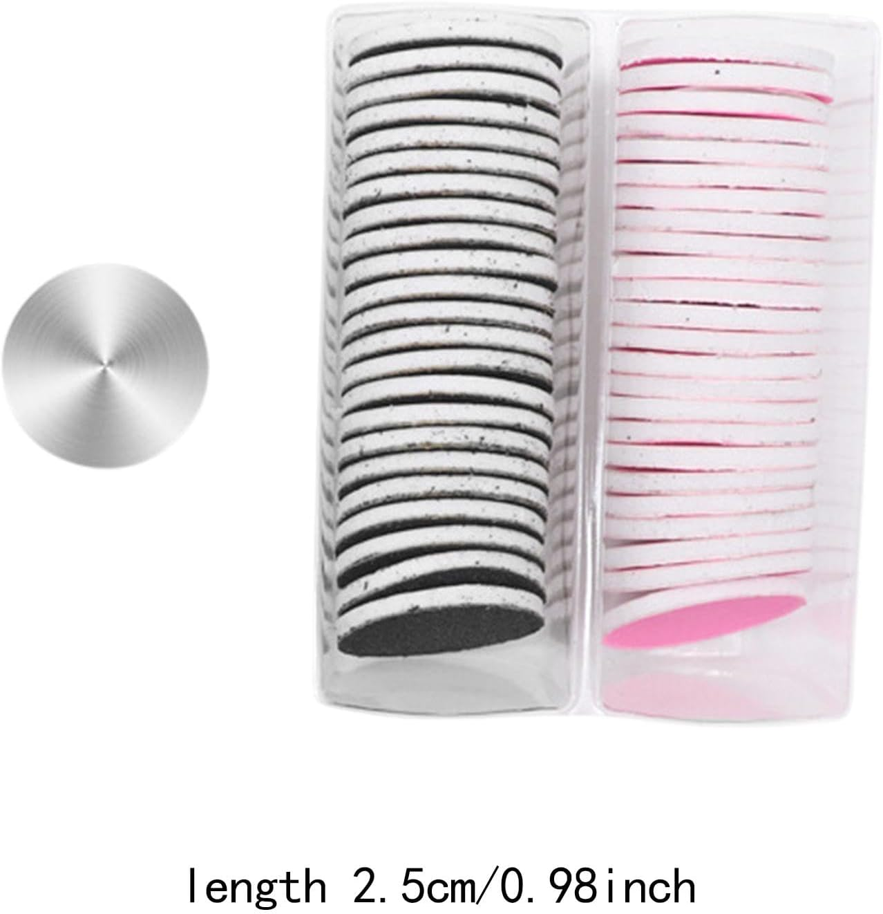 50 Pack Replacement Discs for Electric Foot File Callus Remover Sanding Tools, 25Mm image number 1