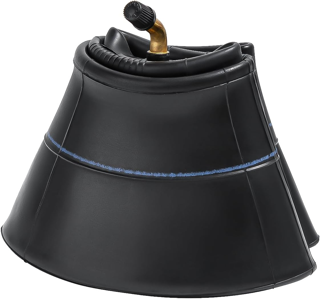 Paowin 2 Pcs 4.10-6 Tube,3.50-6 Tube,Tr87 Bent Valve,4.10/4.00/3.50-6 Heavy Duty Wheelbarrows Inner Tube,Compatible with 4.10-6 4.00-6 3.50-6 Hand Truck/Wheelbarrow/Lawn Mower Tire,Pt-025