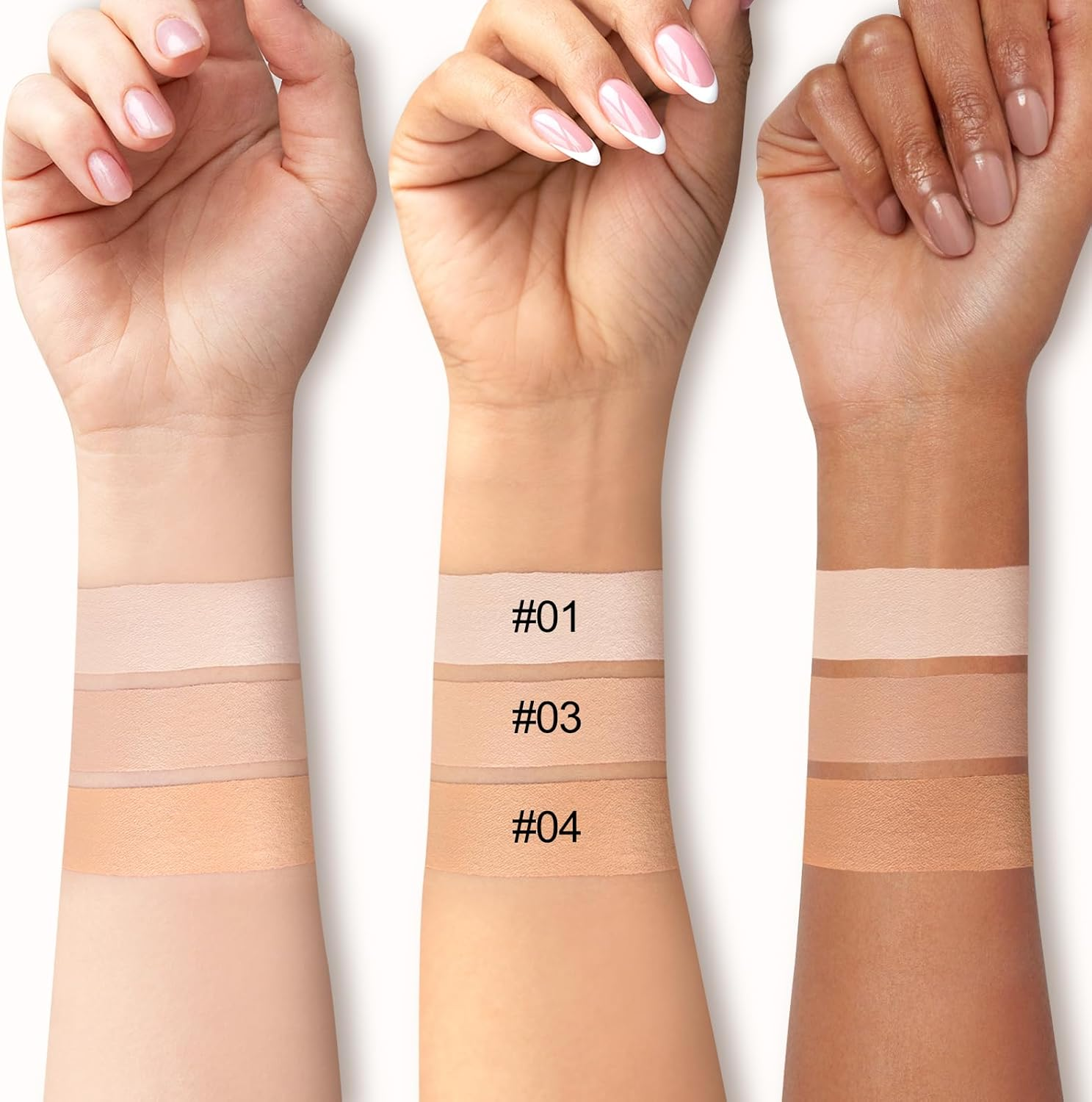 Apooliy 2 in 1 Full Coverage Foundation Stick,Hydrating Lightweight Foundation Makeup Stick,Built-In Applicator,Long-Lasting Cream Concealer,Natural Colour image number 6