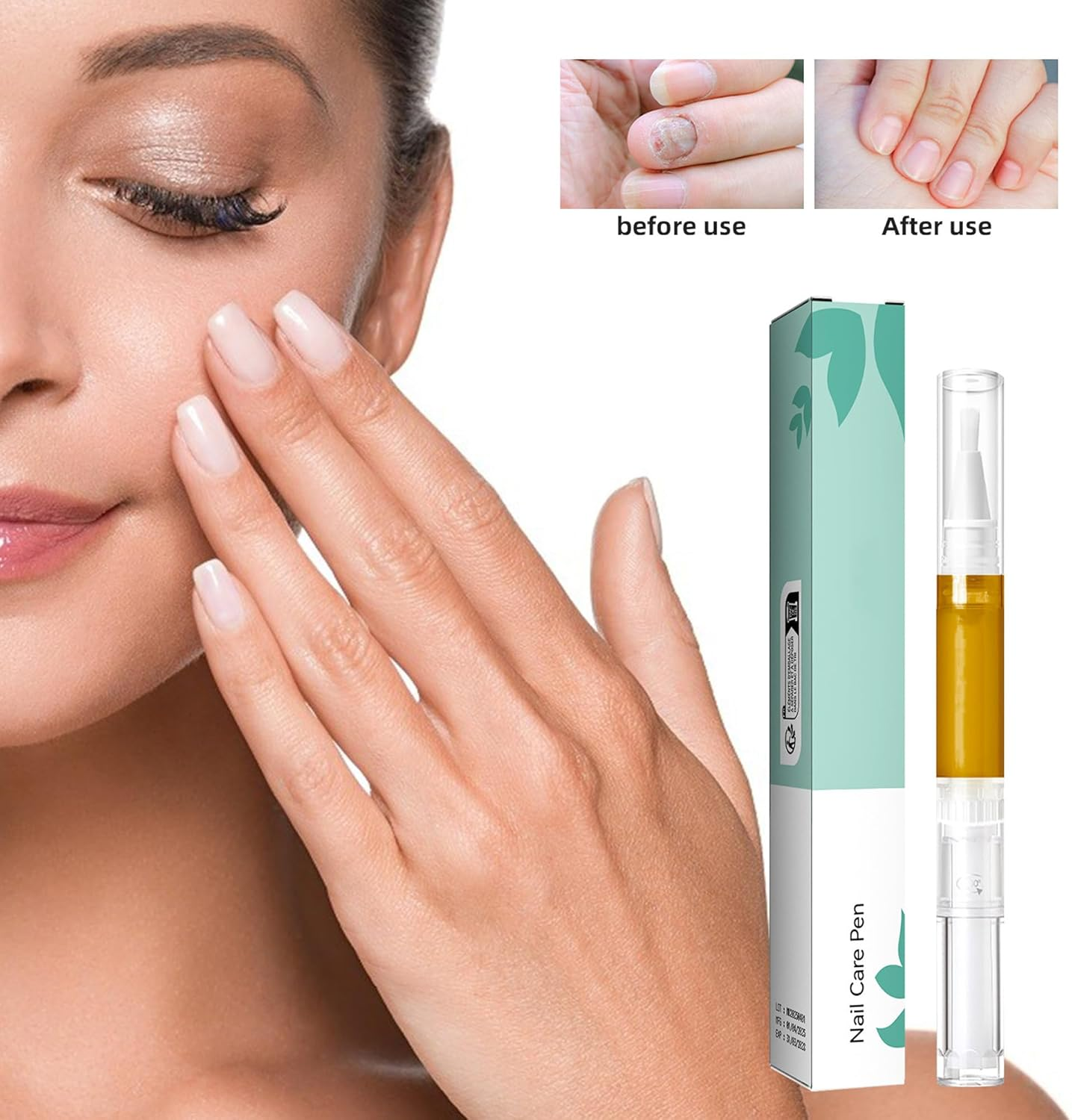 Depehelp 2Pcs Radiant Nail Growth Oil, Nail Strengthener, Cuticle Oil for Nails, Moisturize Strengthen Nail Care Oil, Nail Skin Edge Care image number 4