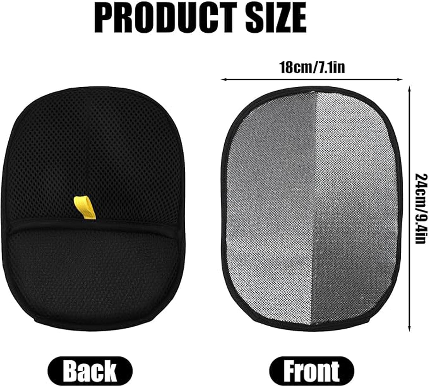 Shengsenfu Double-Sided Pet Grooming Gloves - Reusable Pet Hair Remover Gloves for Dogs and Cats Hands on Pet Fur Cleaning Gloves for Bathing and Grooming Efficient Pet Static Hair Removal Gloves image number 1