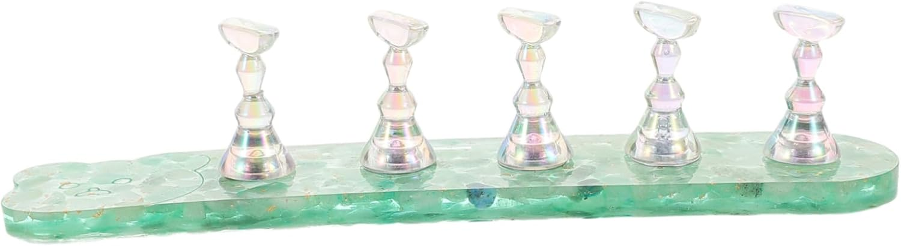 HAMPPLIES Durable Nail Art Practice Stand for DIY Fingernail Painting Portable Manicure Training Tool for Beginners Stable Nail Display Holder with Vibrant Color Lightweight and Reliable For