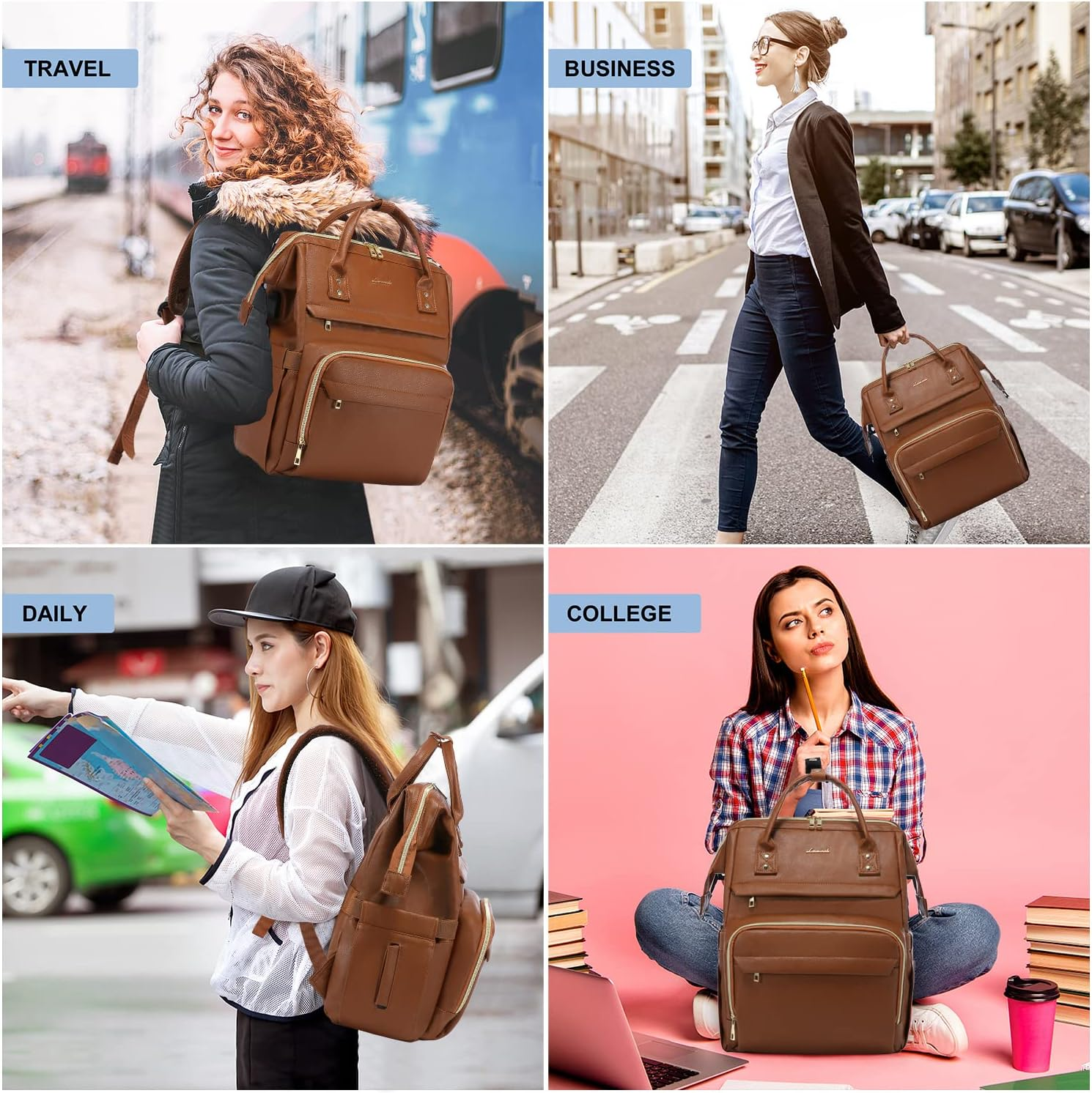 LOVEVOOK Laptop Backpack for Women ,Backpack for Women Fashion image number 1