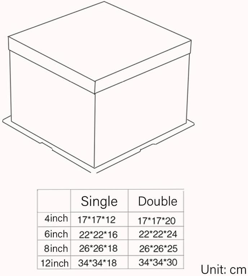 20 PCS Clear Treat Box Box Portable Cake Display Transparent Birthday Cake, Durable PET and White Card Material, Food-Safe and Easy to Clean image number 1