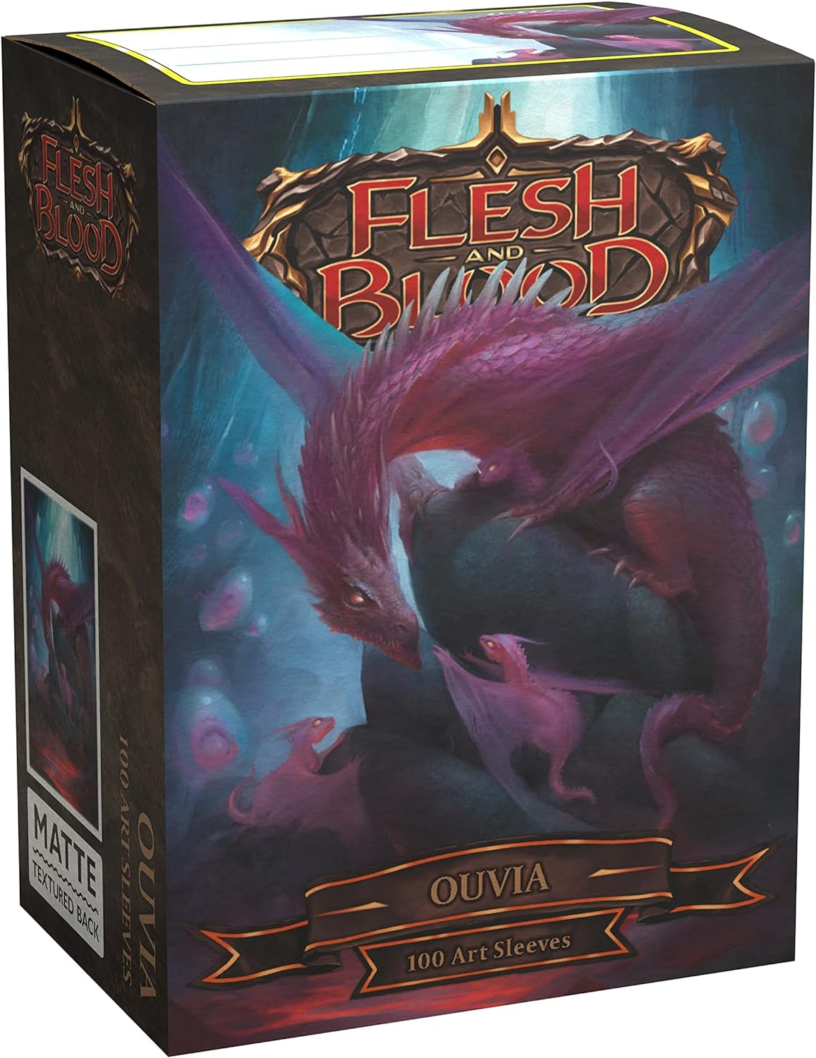 Arcane Tinmen Flesh and Blood Ouvia Matte Art Dragon Shield Sleeves 100 Piece