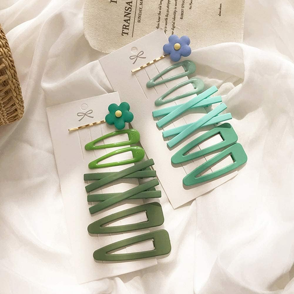 Yellow Hair Flower Clip, Hair Clips for Women and Girls, 7 Piece Decorative Flower Barrette Set, Hair Accessories image number 3