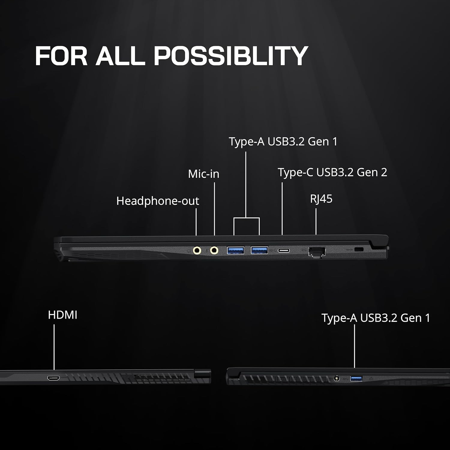 MSI GF63 15.6" 144Hz FHD IPS Gaming Laptop, 12Th Gen Intel 8-Core I5-12450H Processor, NVIDIA Geforce RTX 2050, 8GB RAM, 512GB Nvme SSD, Backlit Keyboard, Ethernet, Wifi, HDMI, Windows 11 Home image number 1