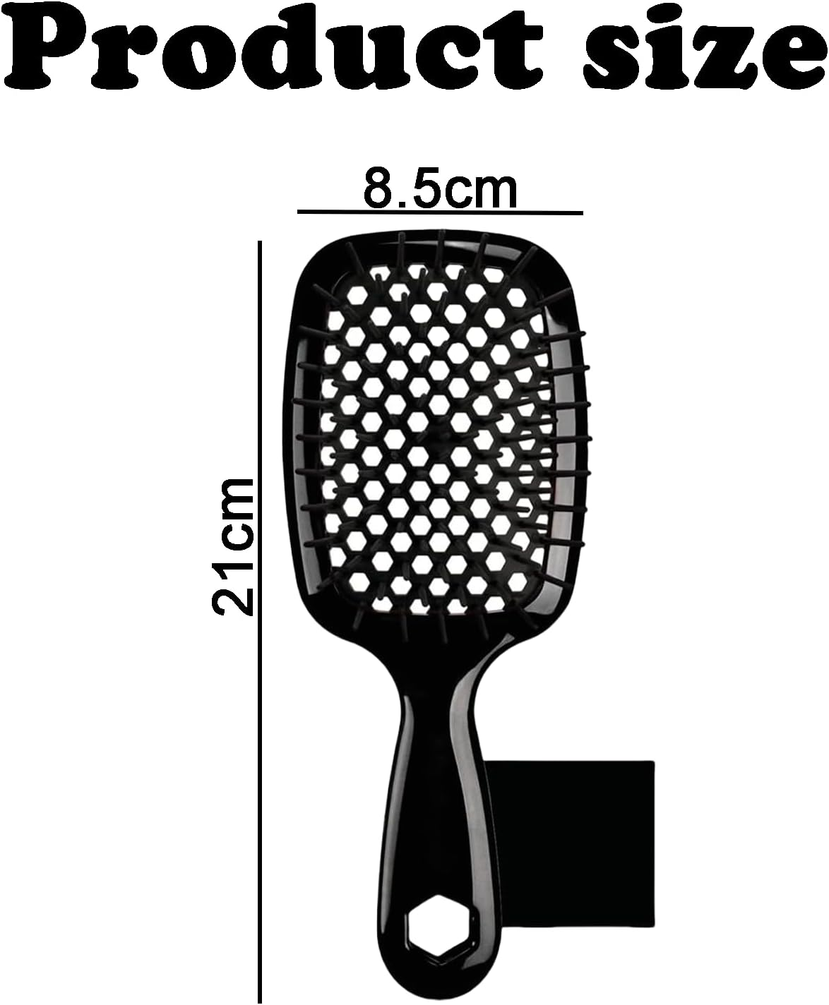 Treayes Detangling Hair Brush, Wet & Dry Vented Detangling Comb - Hollow Massage Comb， anti - Static Massage for All Hair Types