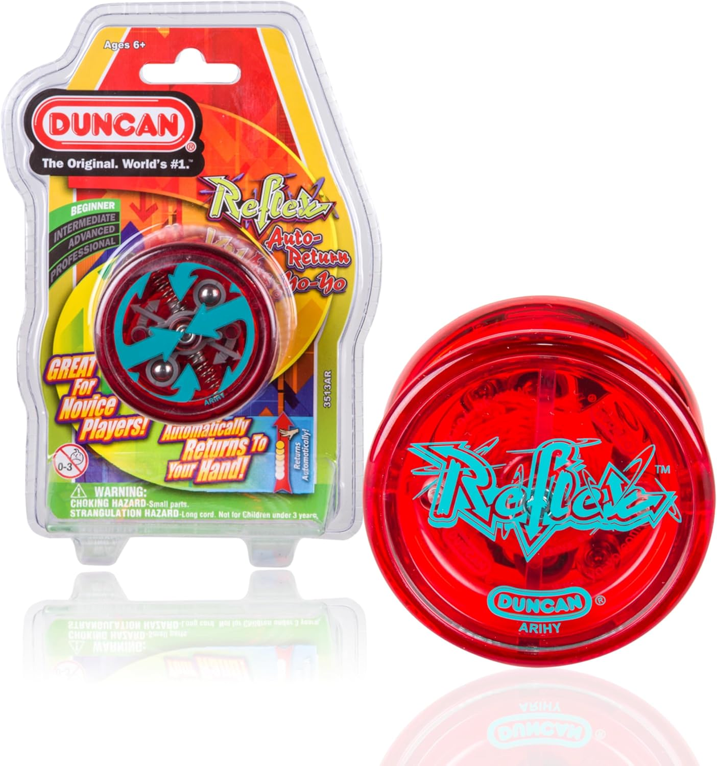 Duncan Reflex Auto Return Yo-Yo, Red image number 1