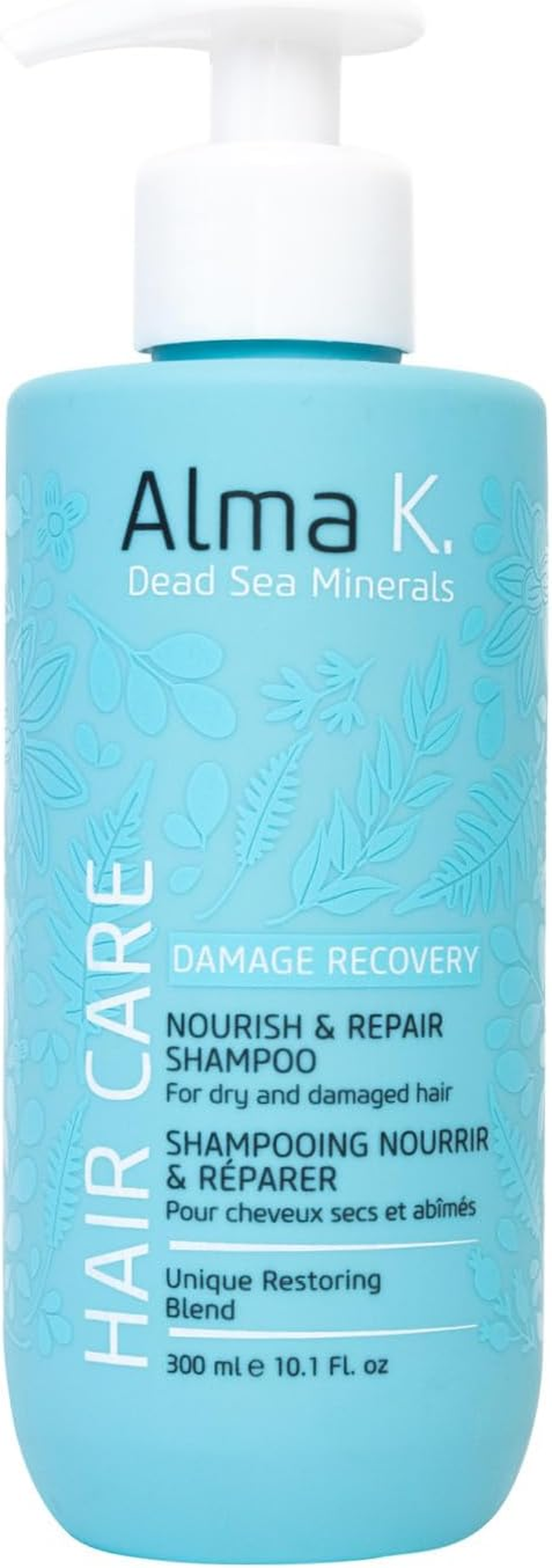 Alma K Nourish and Repair Shampoo - Moisturizing Hair Growth - Hydrating with Argan Oil, Shea Butter -300 Ml image number 1