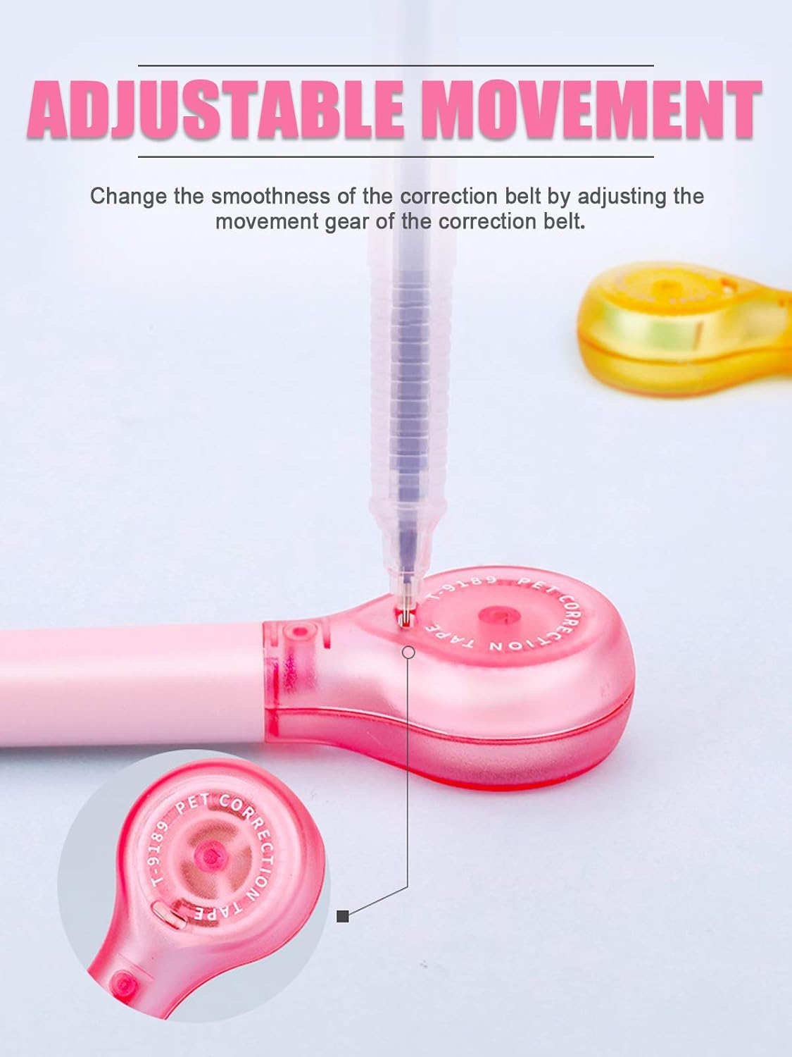 5Pcs Correction Tape Pen, White, 1/5" X 236", Push-Pull Protectiv image number 5