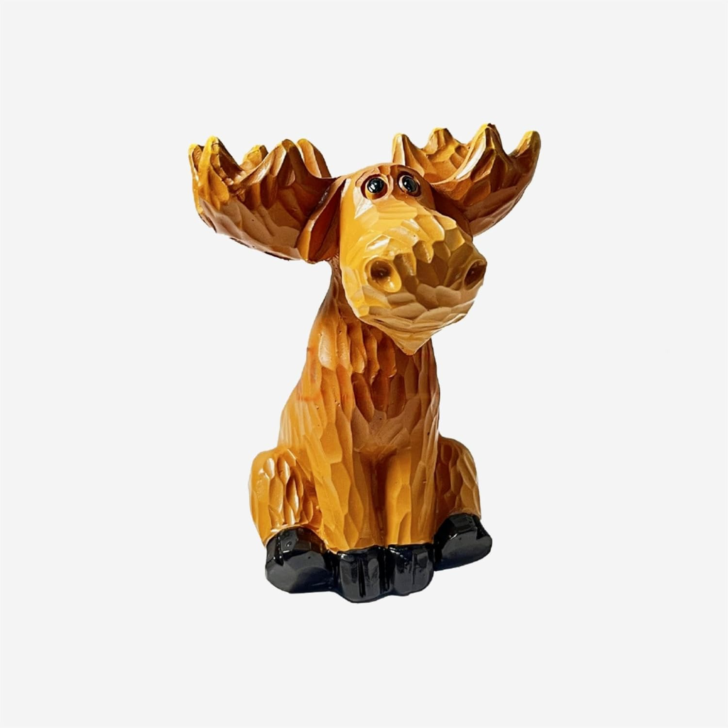 Deer Eyeglasses Holder & Desk Organizer &ndash; Resin Glasses Stand, Phone Stand, Cute Nightstand & Office Decor for Eyewear, Sunglasses, Keys, and Pens image number 2